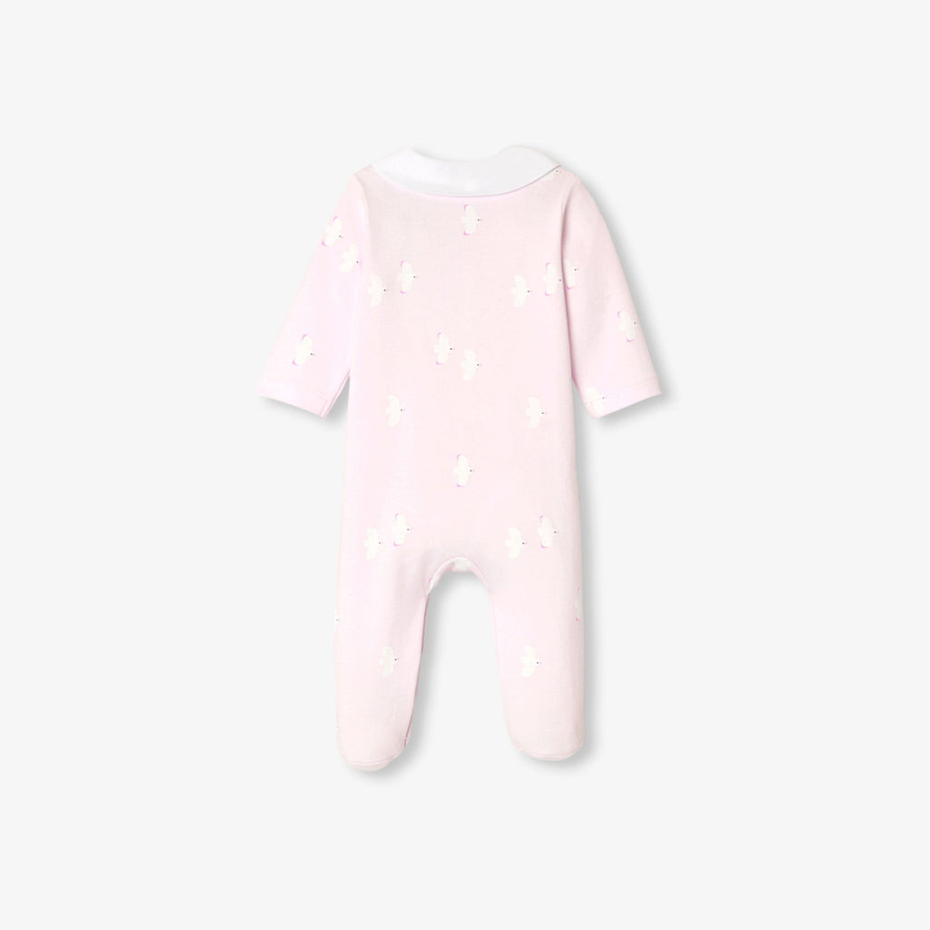 Baby girl cotton interlock pyjamas - Pink/Multicolour