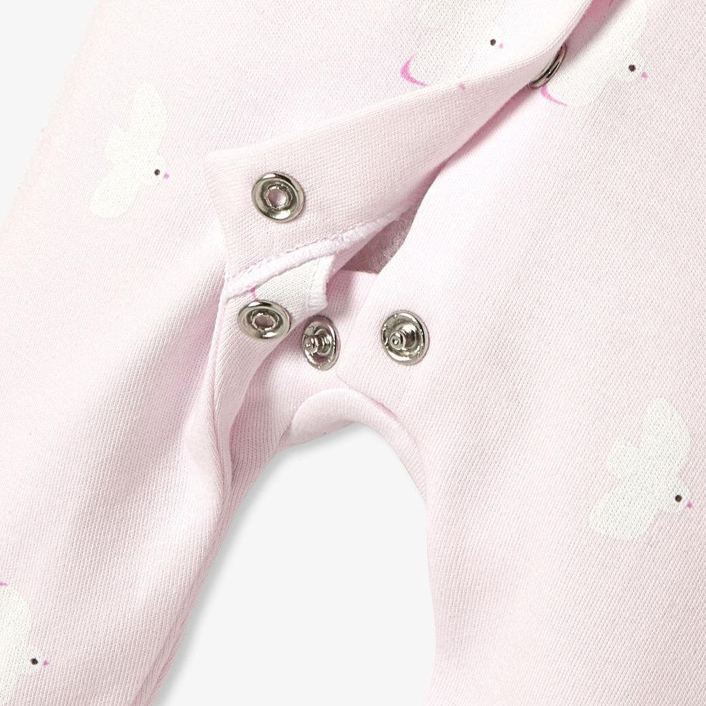 Baby girl cotton interlock pyjamas - Pink/Multicolour