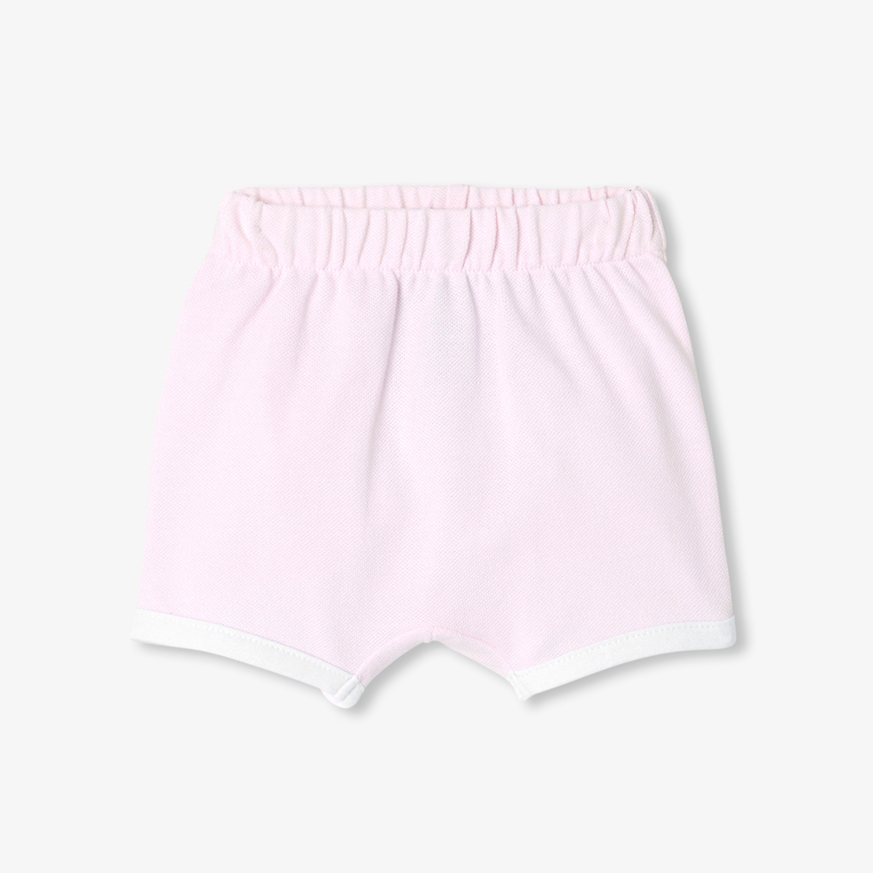 Baby girl set in cotton piqué