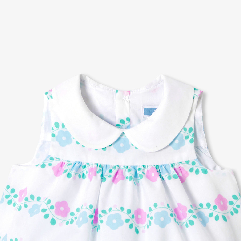 Baby girl dress in poplin
