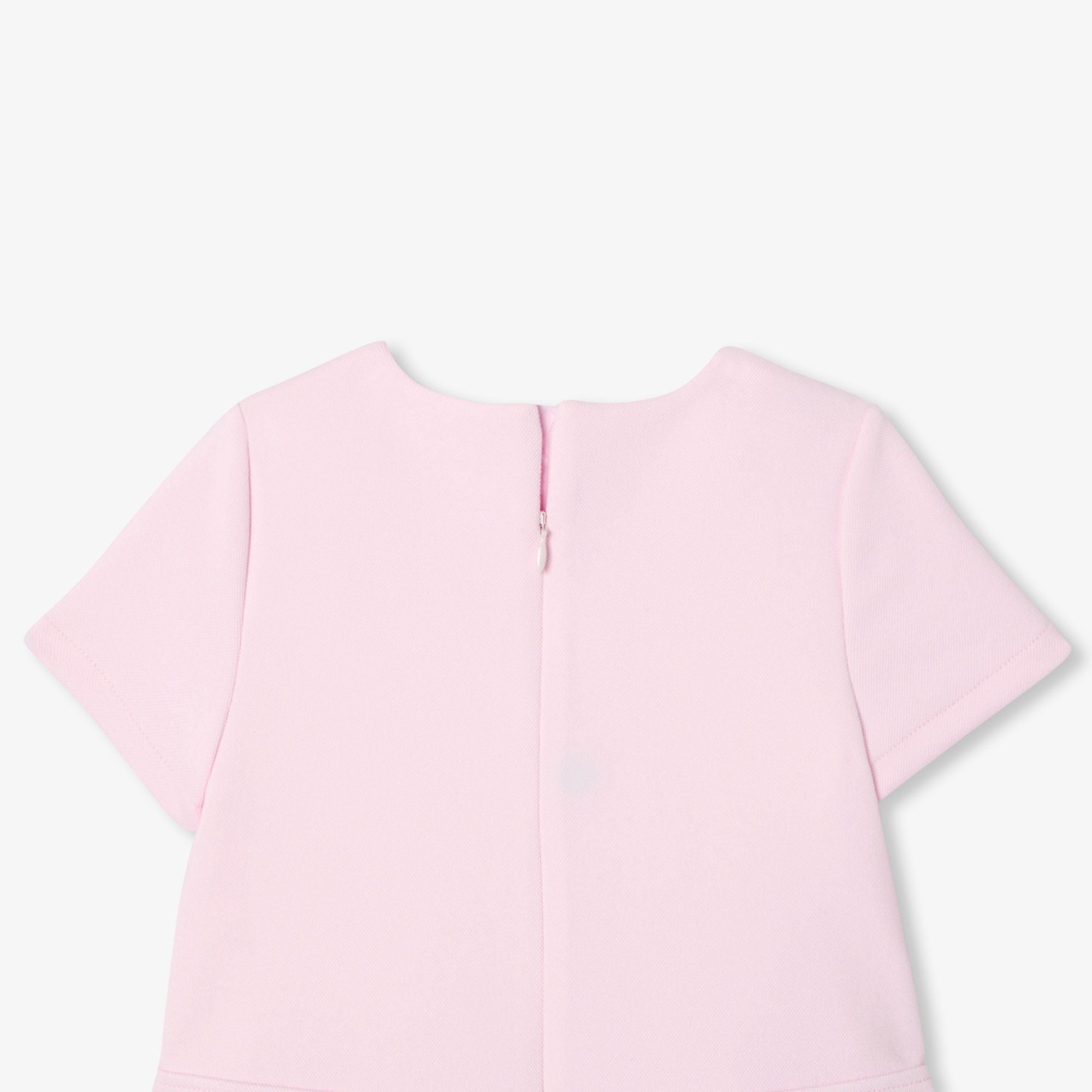 Girl pique knit dress - Jacadi Powder Pink
