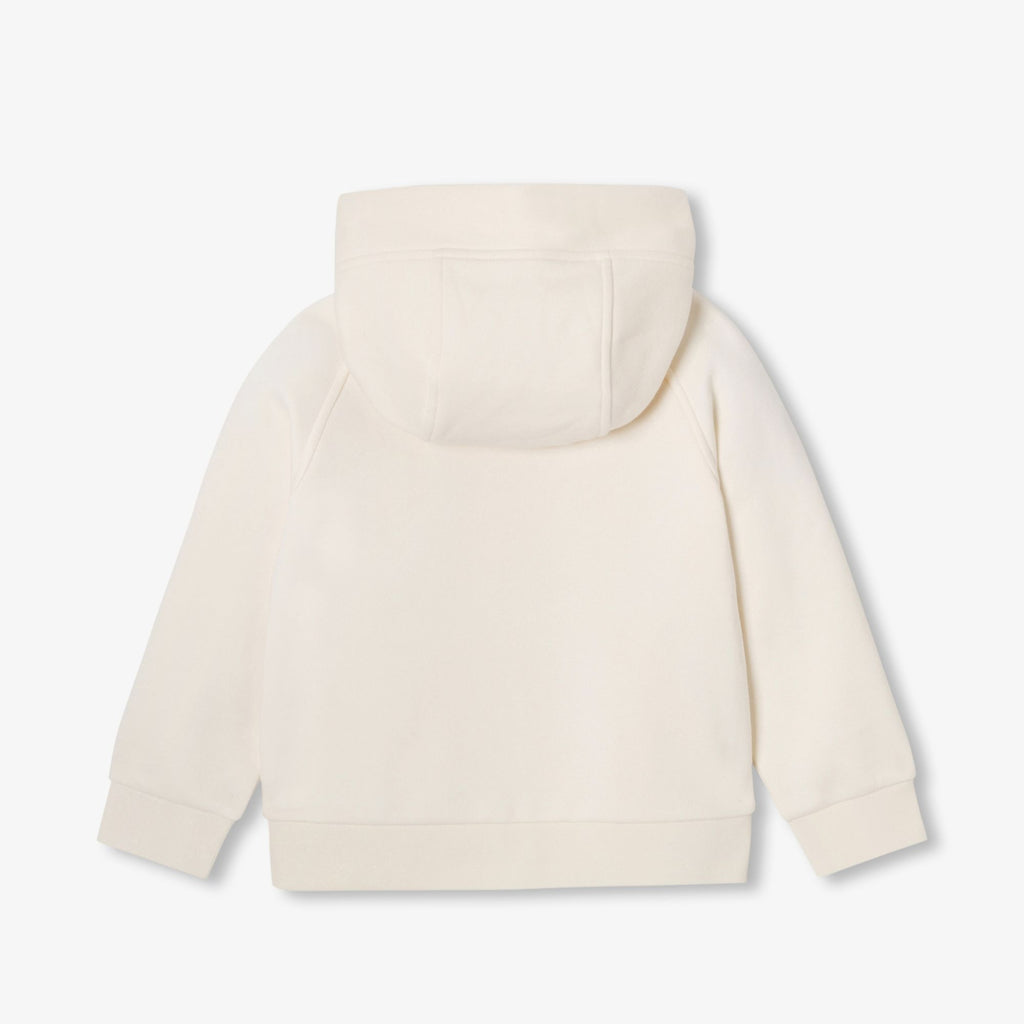 Top Zip-up in Sweatshirt Fabric Boy - Beige Corda