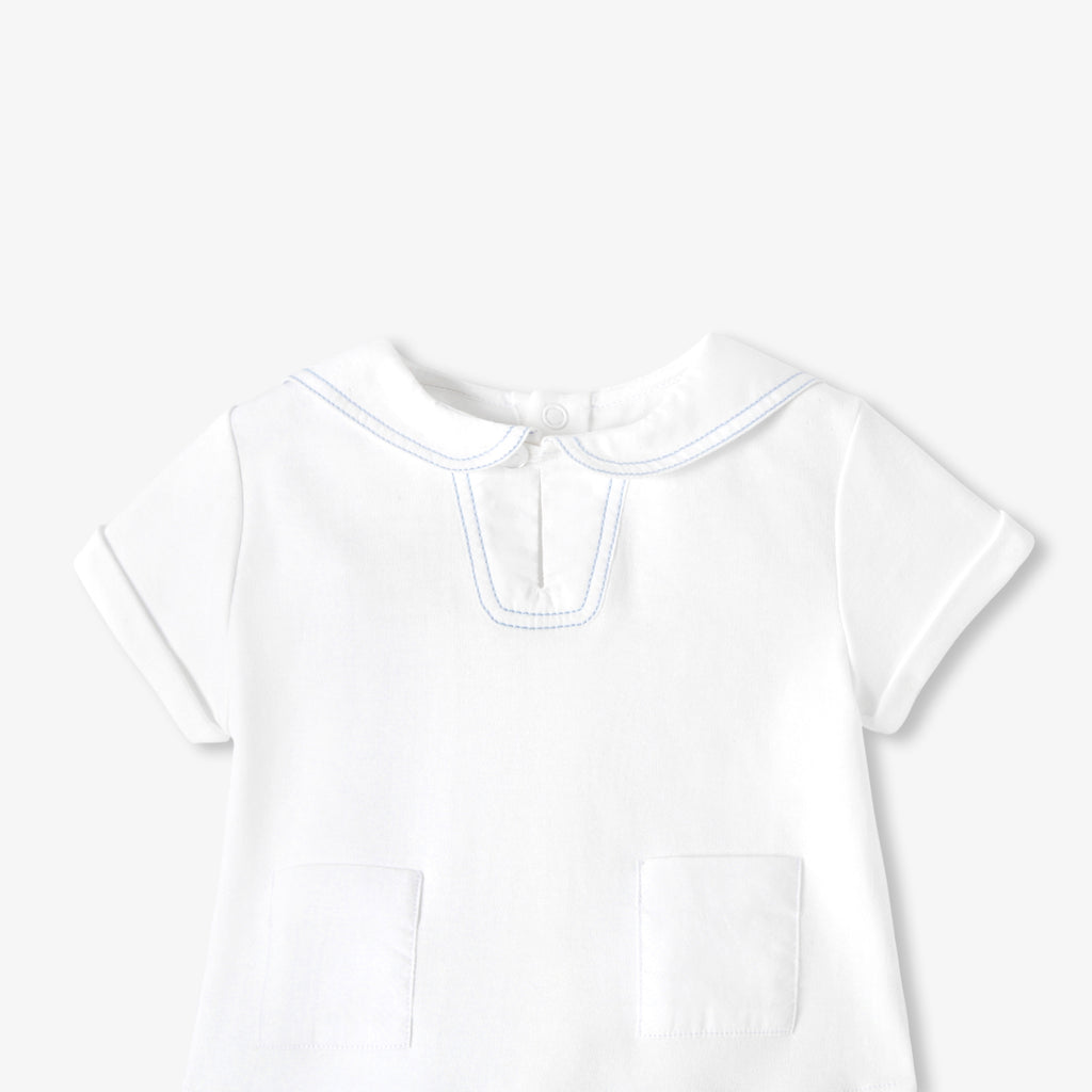 Baby boy cotton shorts set