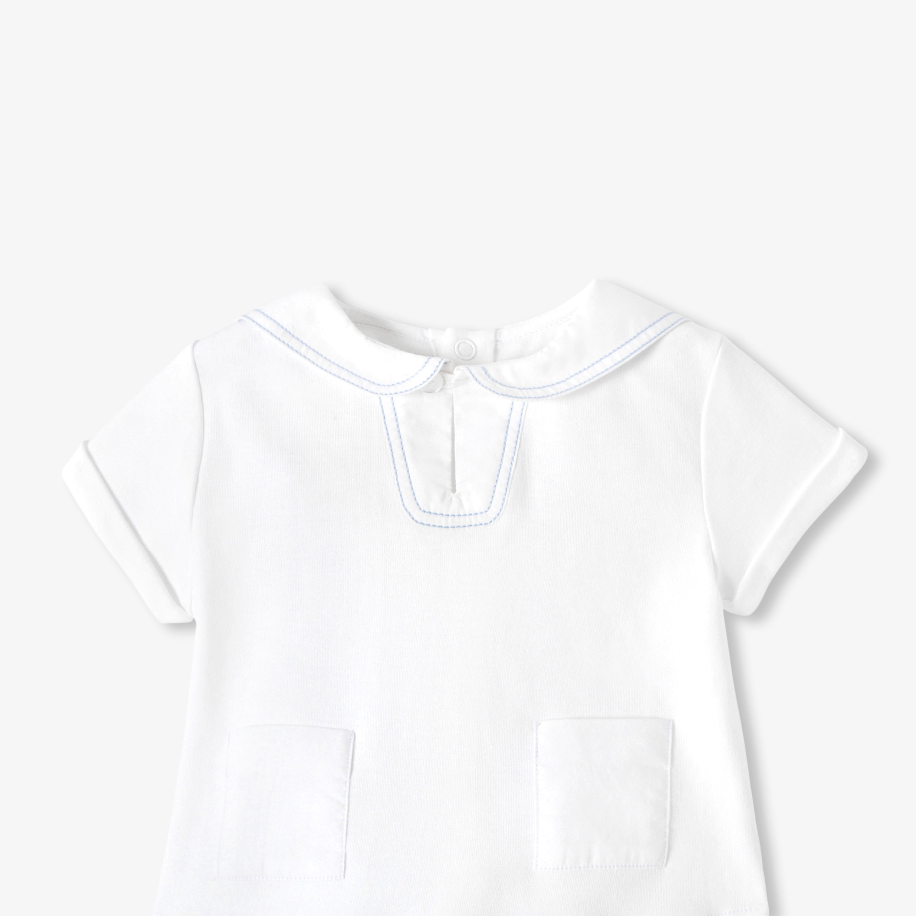 Baby boy cotton shorts set