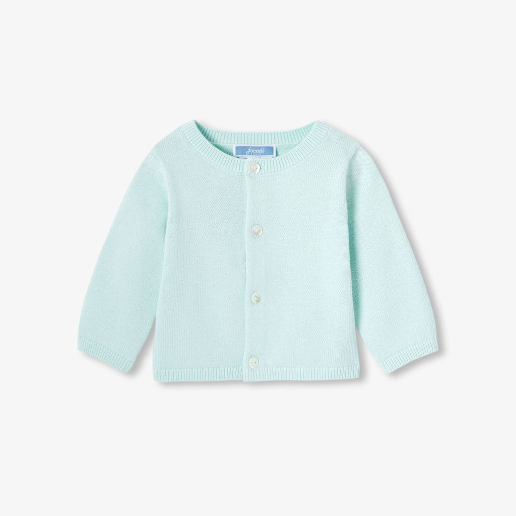 Baby jersey cardigan