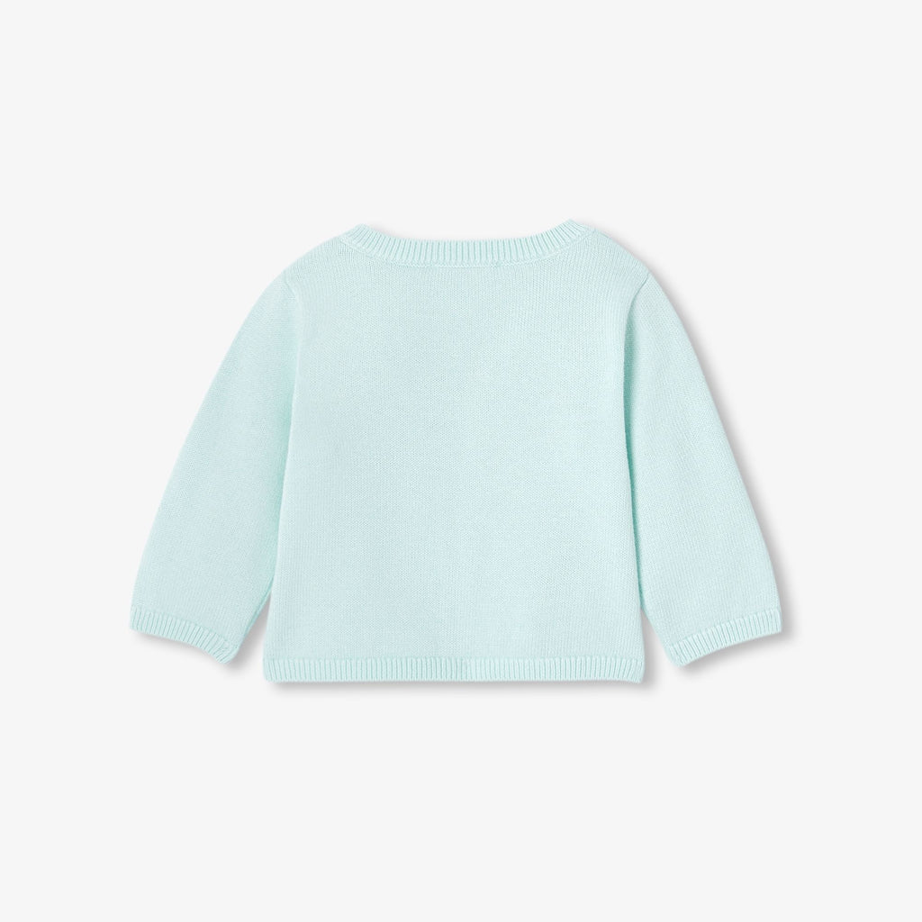 Baby jersey cardigan