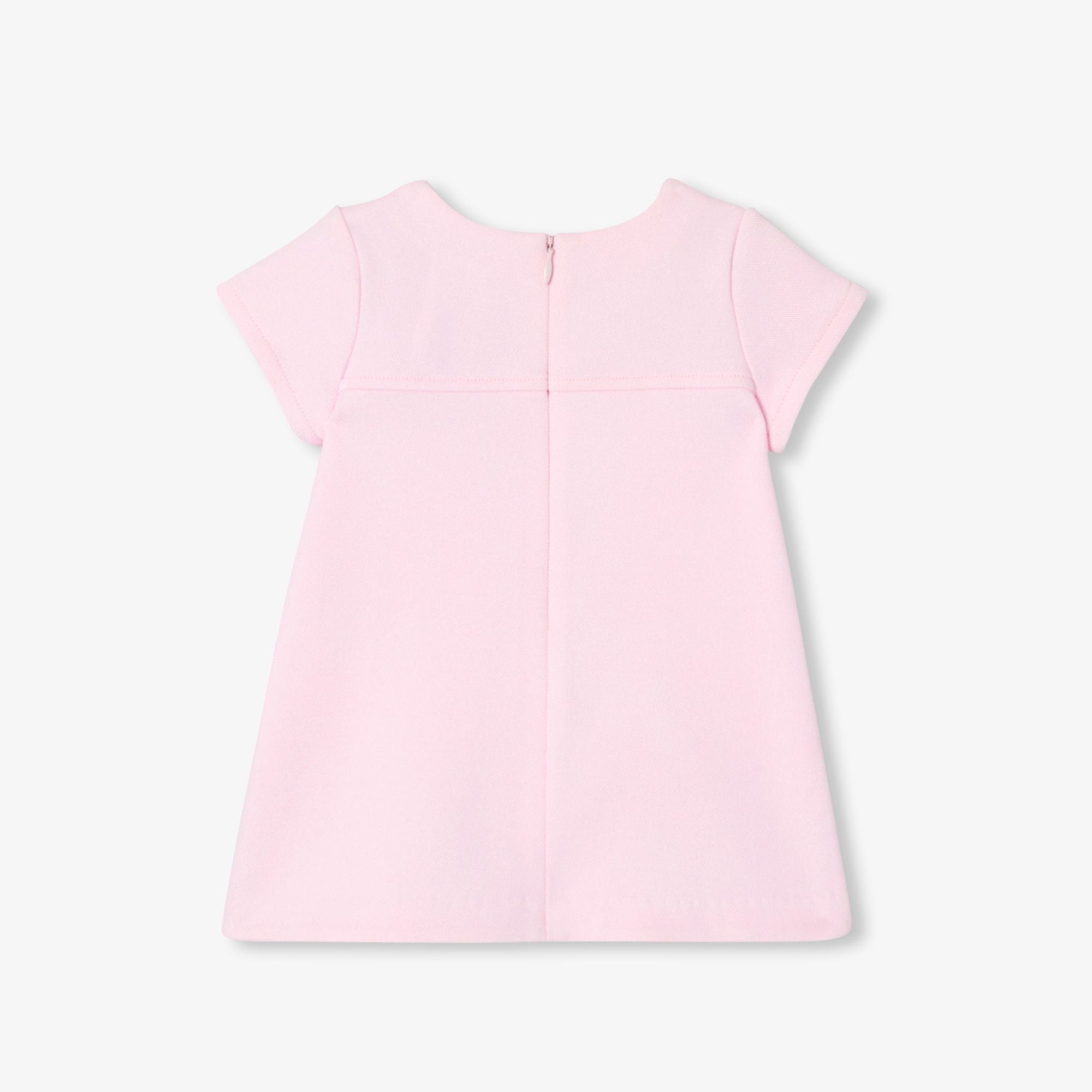 Baby girl cotton pique dress - Jacadi Powder Pink