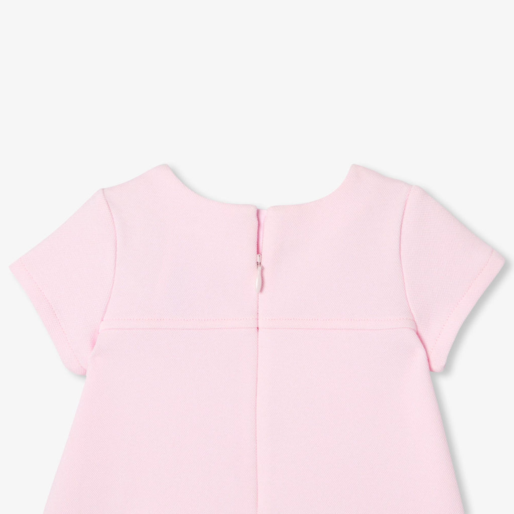 Baby girl cotton pique dress - Jacadi Powder Pink