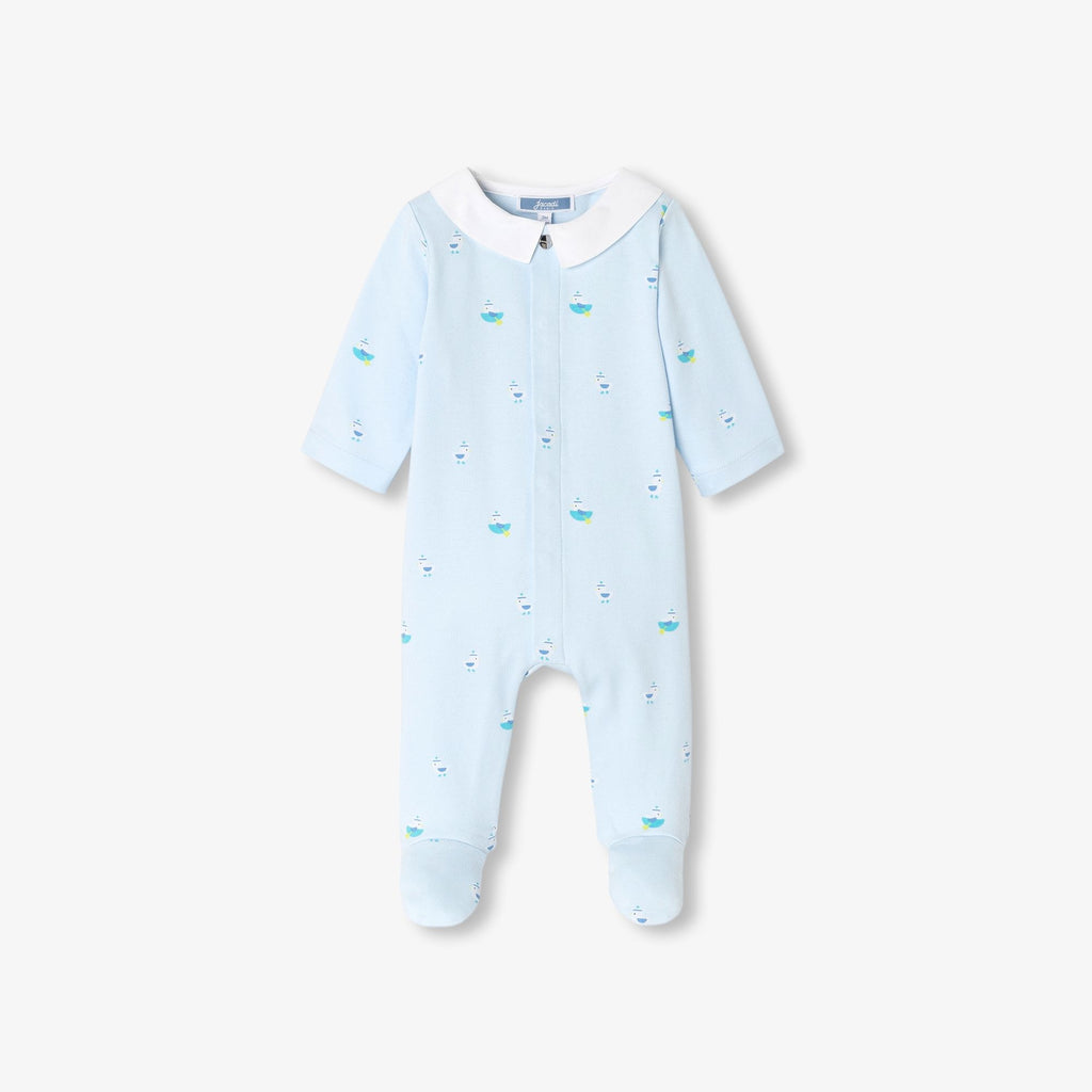 Pyjamas in Cotton Interlock Baby Boy - Blue/Multicolour