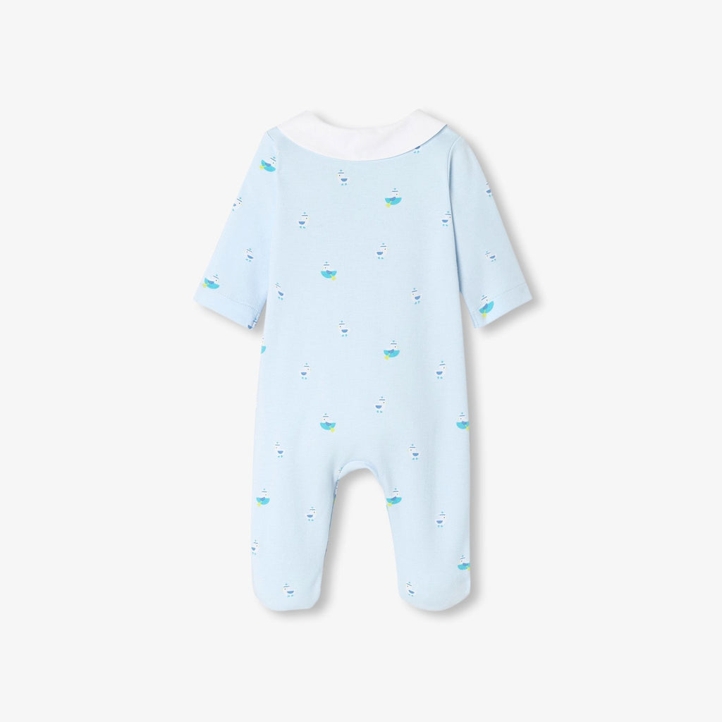 Pyjamas in Cotton Interlock Baby Boy - Blue/Multicolour