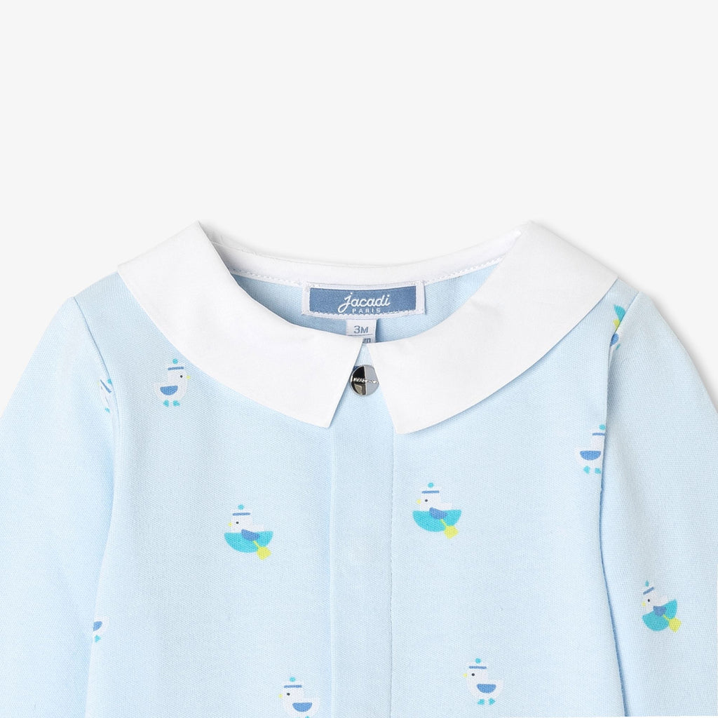 Pyjamas in Cotton Interlock Baby Boy - Blue/Multicolour