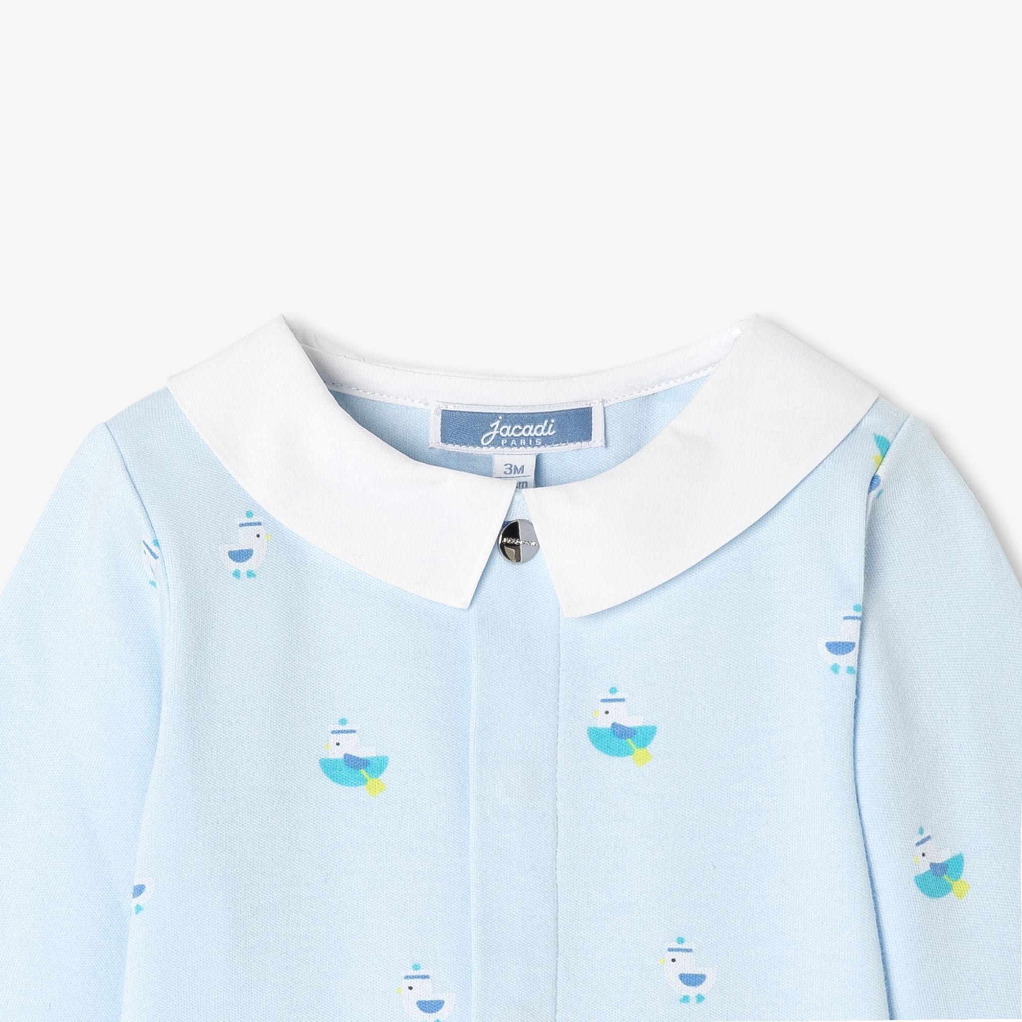 Pyjamas in Cotton Interlock Baby Boy - Blue/Multicolour