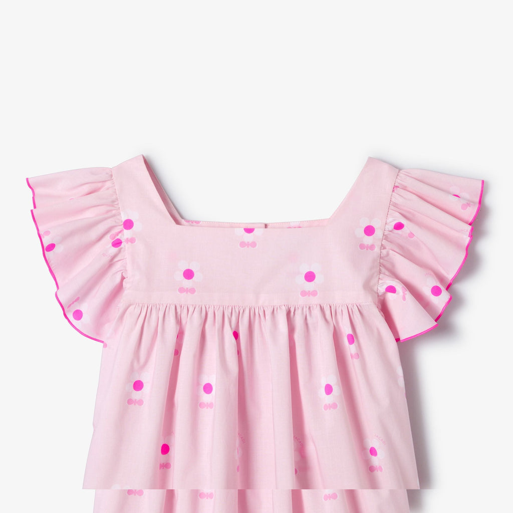 Girl poplin short pyjamas - Pink/White
