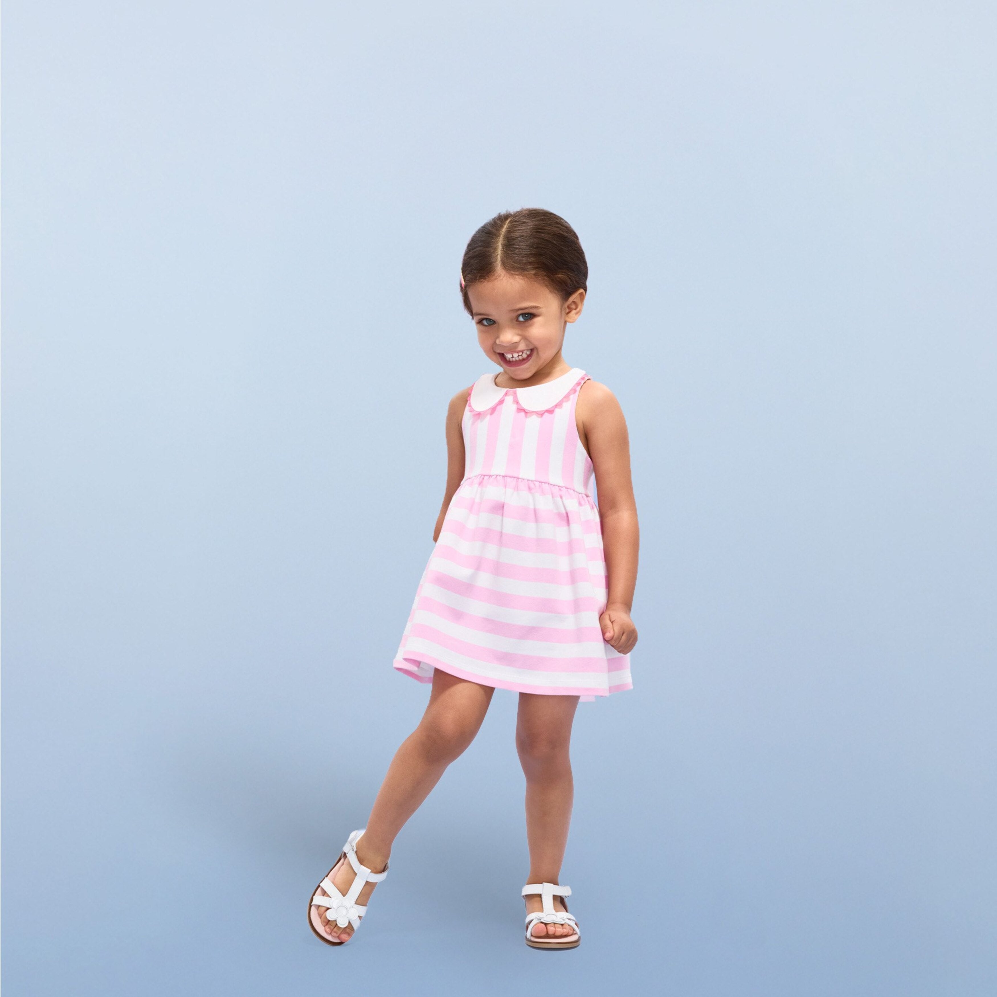 Baby girl sleeveless jersey dress