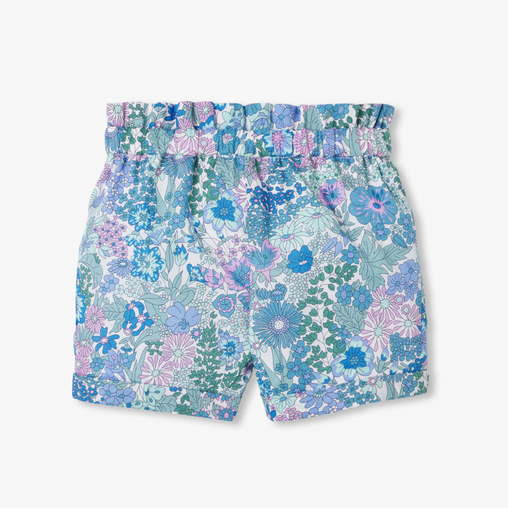 Baby girl shorts in Liberty fabric