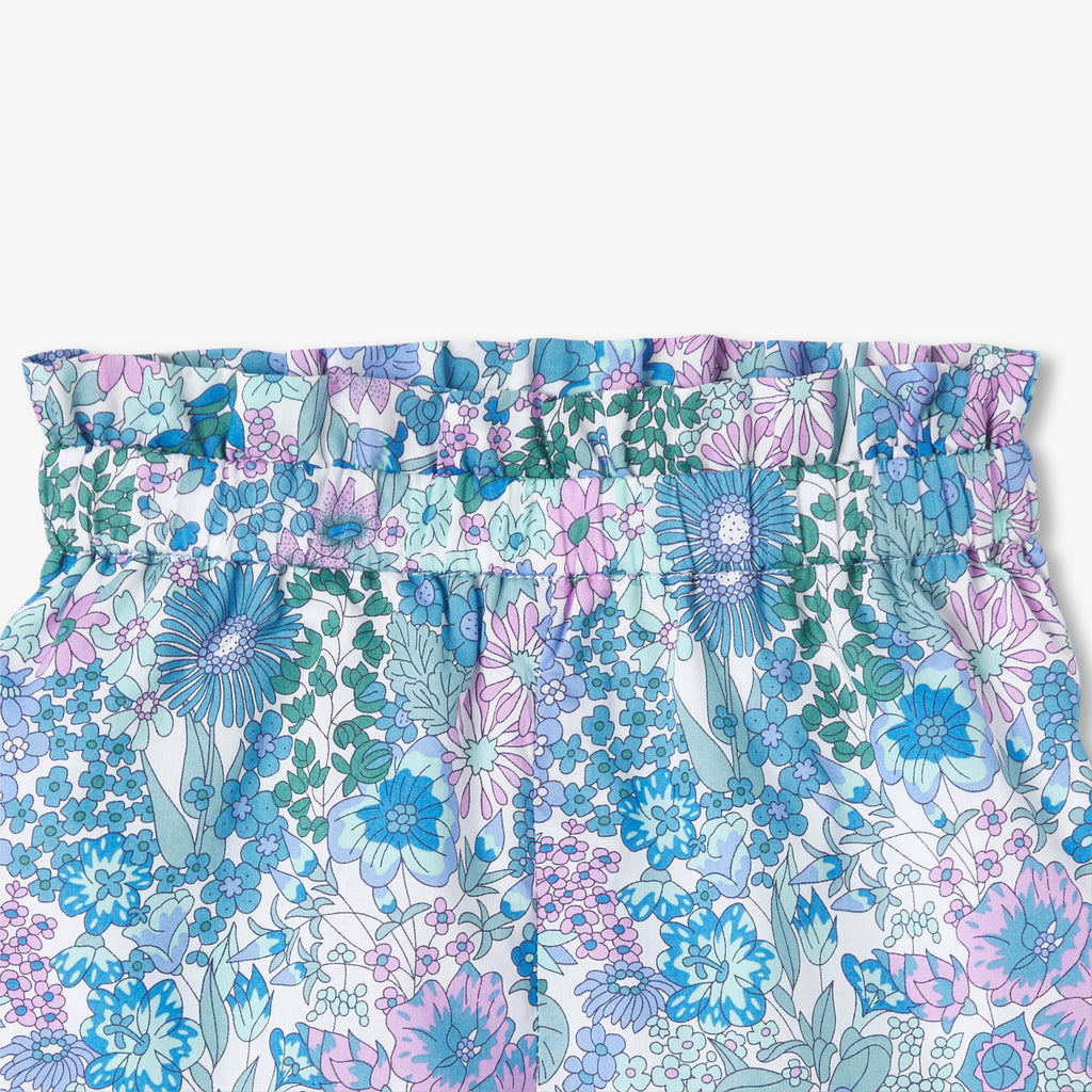 Baby girl shorts in Liberty fabric
