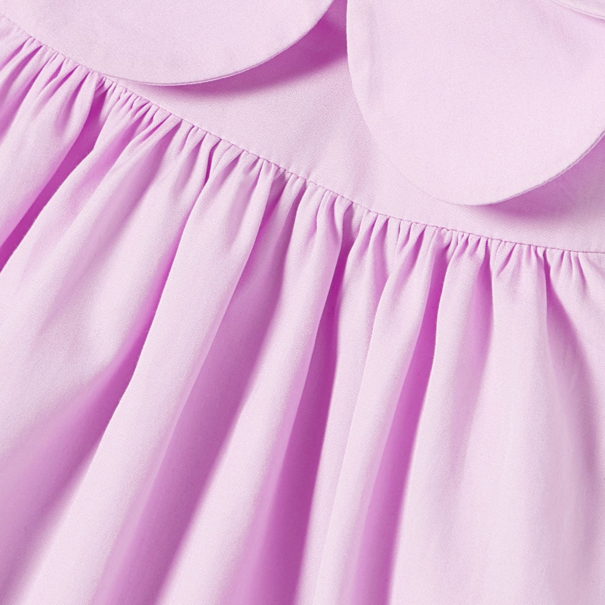 Baby girl poplin dress - Lilac