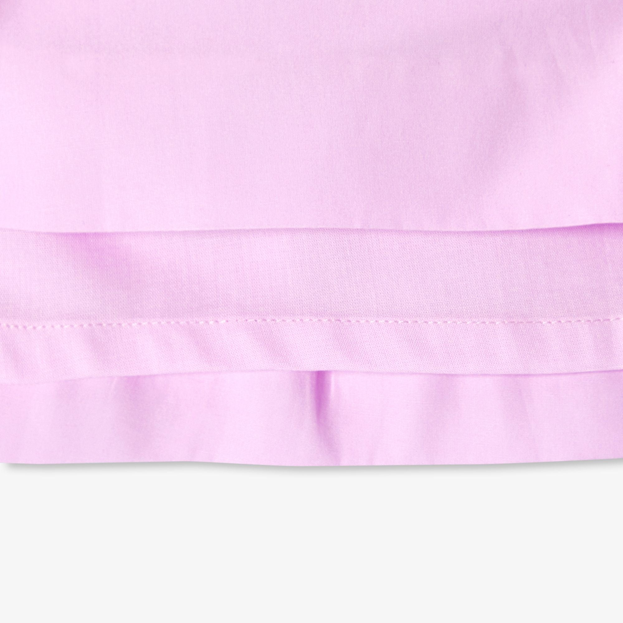 Baby girl poplin dress - Lilac
