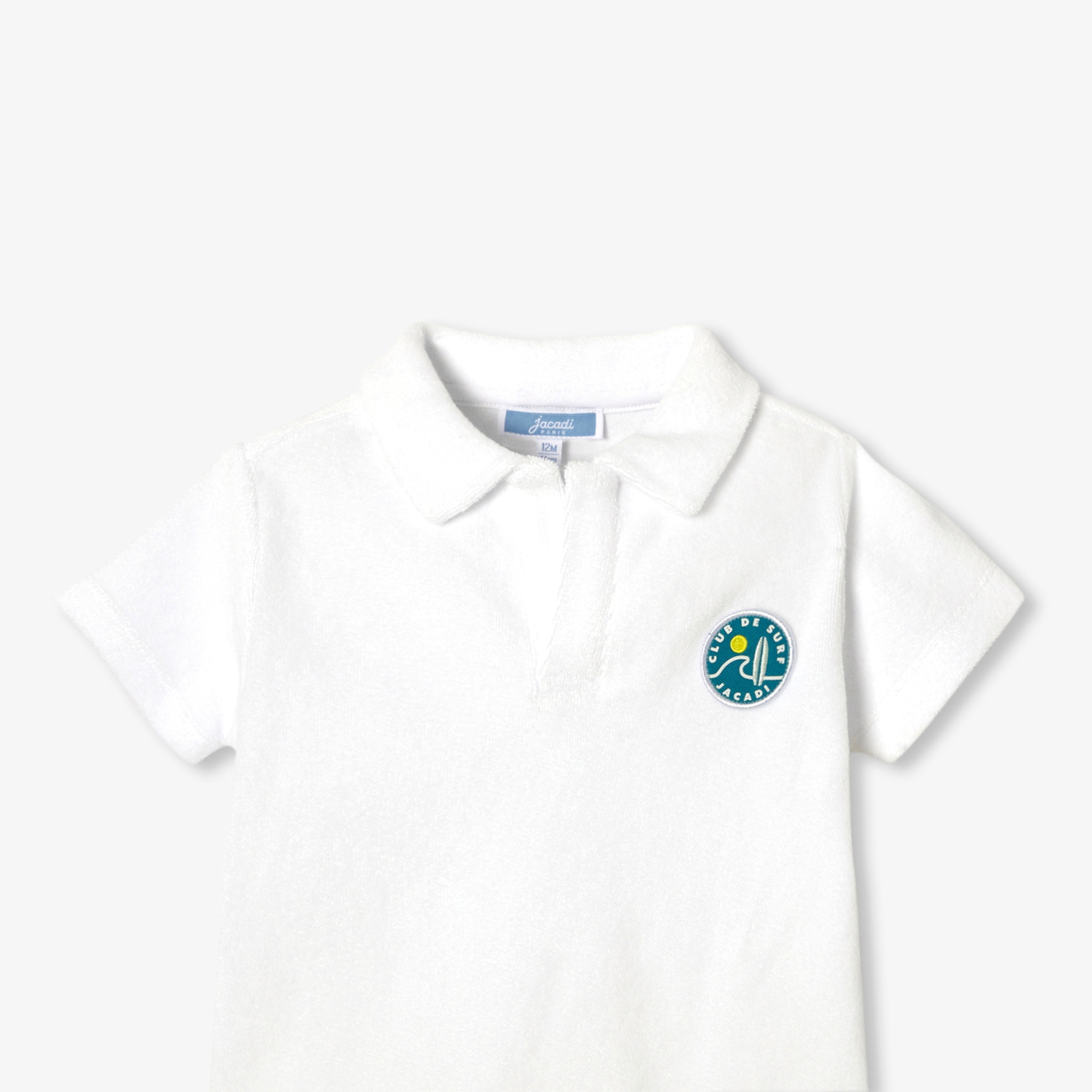 Baby boy terry cotton shorts set