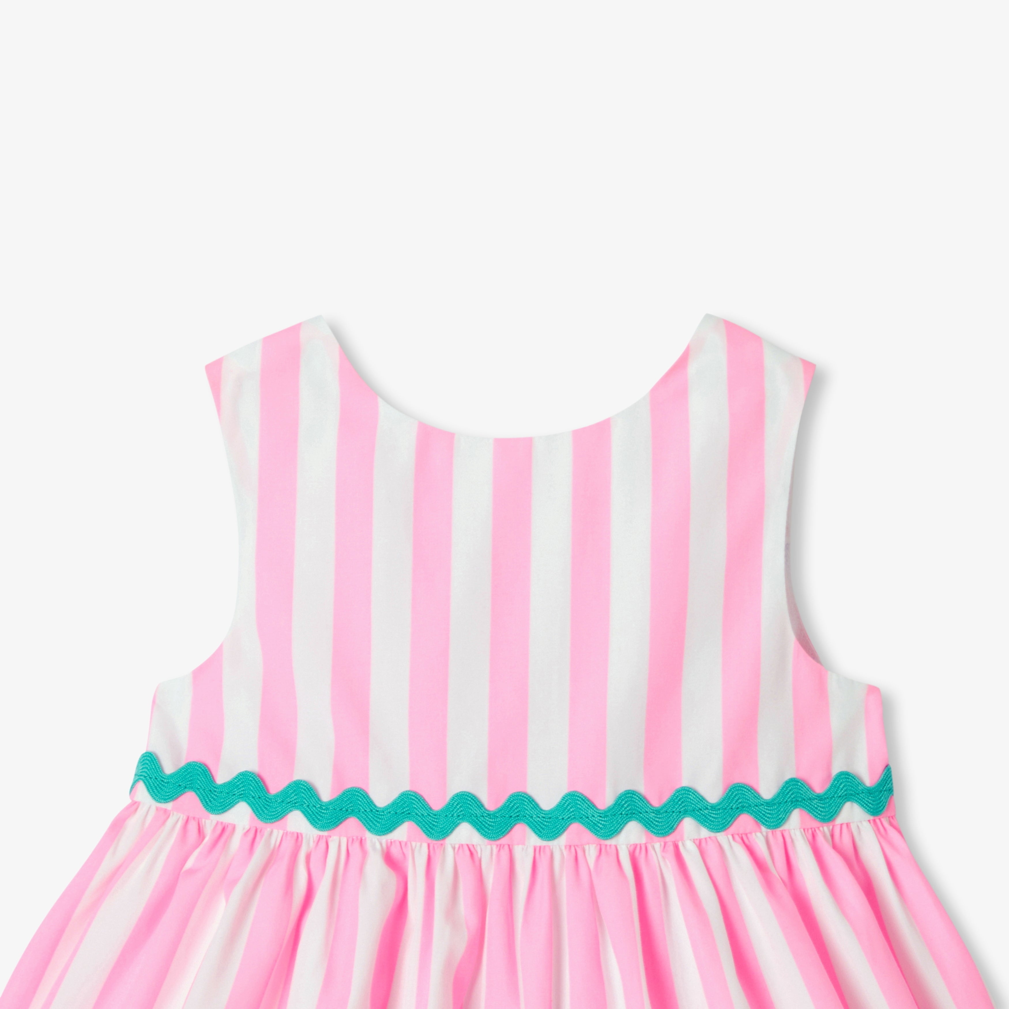 Baby girl striped cotton dress