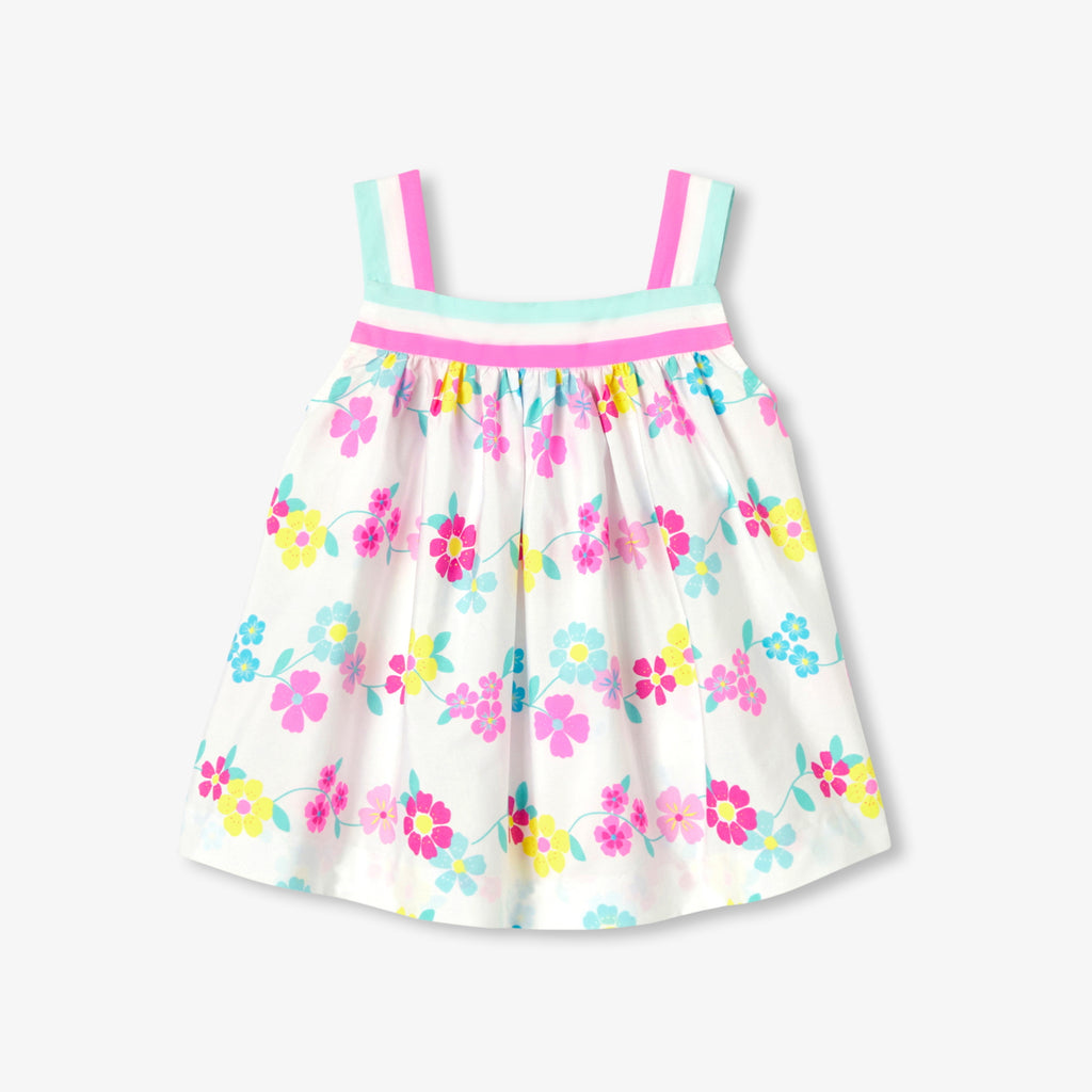 Baby girl poplin blouse with straps