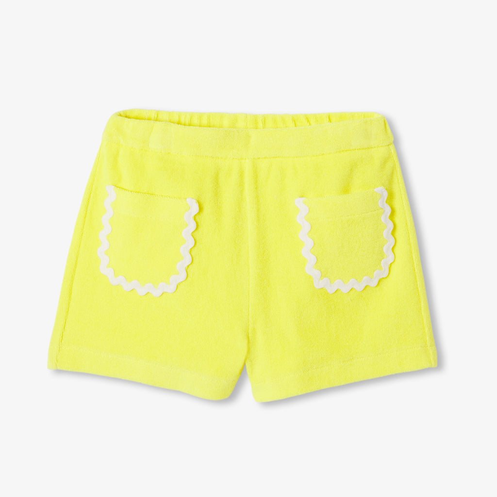 Girl French terry cloth shorts