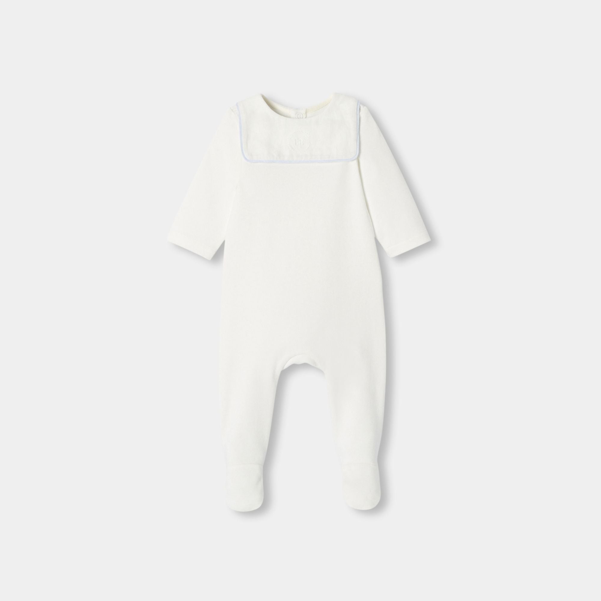Baby boy cotton interlock pyjamas - Jacadi Sweet White