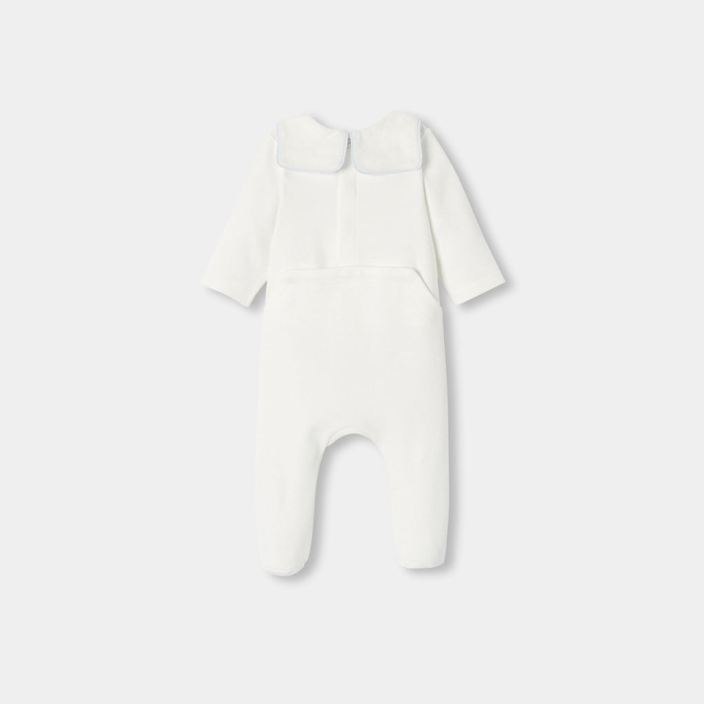 Baby boy cotton interlock pyjamas - Jacadi Sweet White