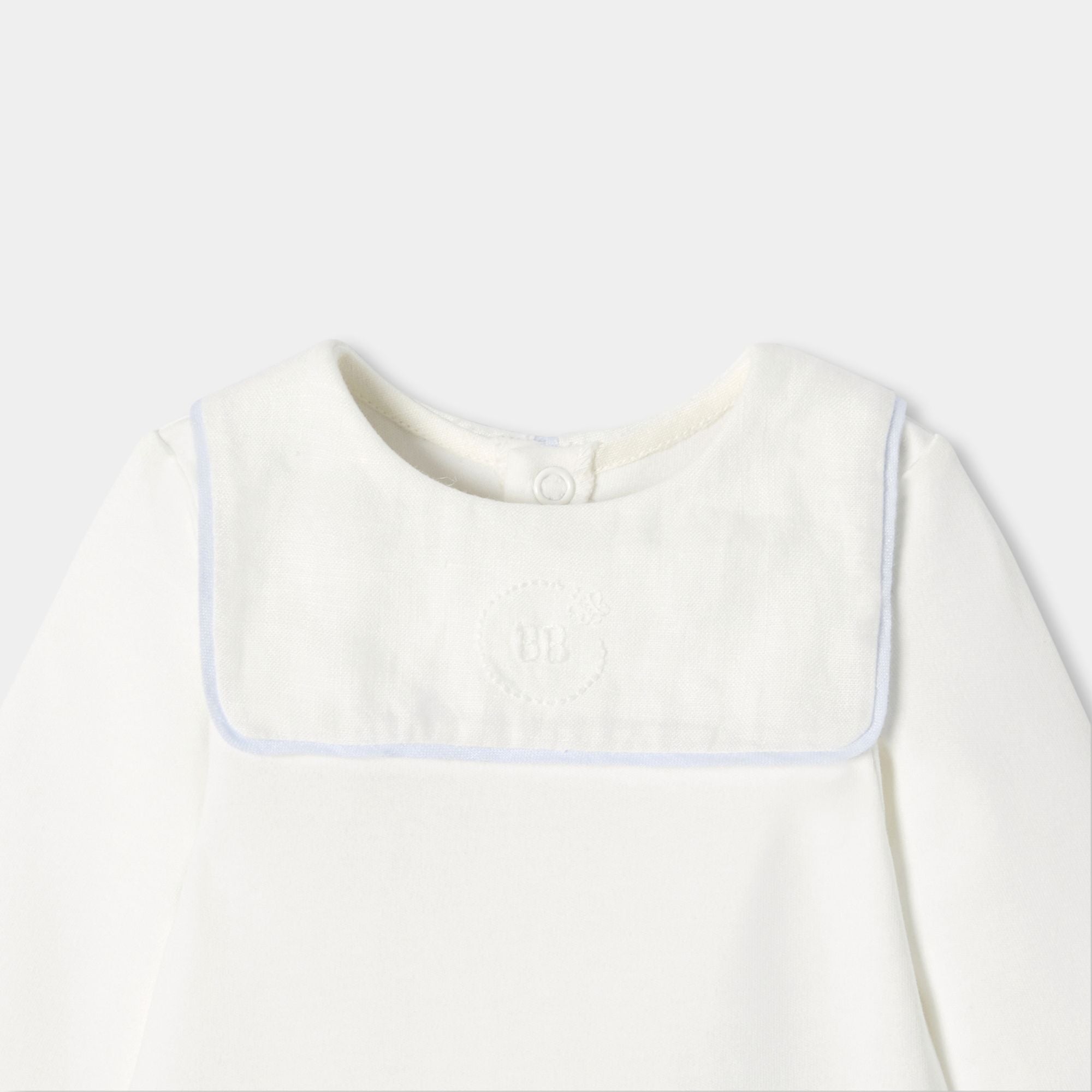 Baby boy cotton interlock pyjamas - Jacadi Sweet White