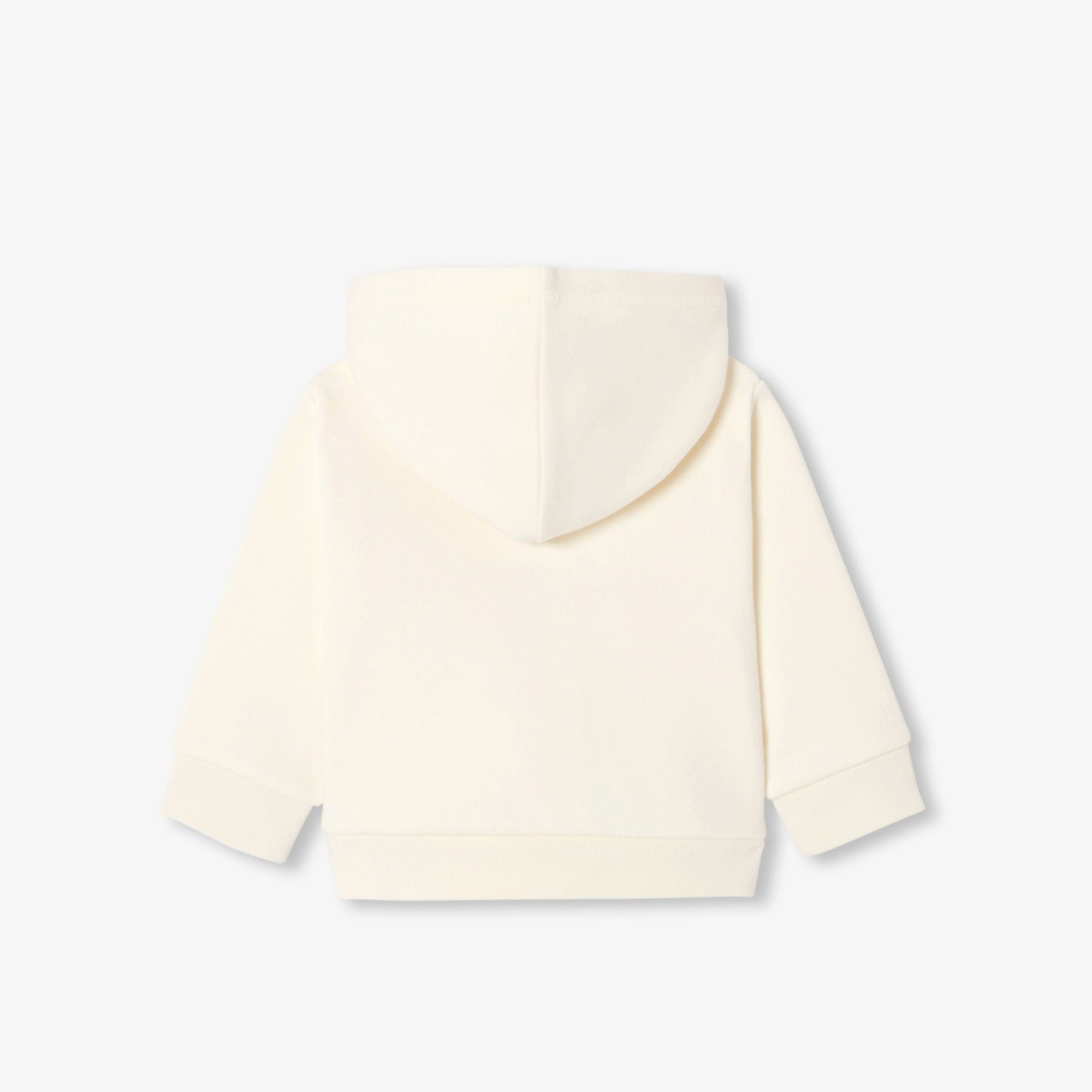 Baby boy zip-up sweatshirt top - Rope Beige