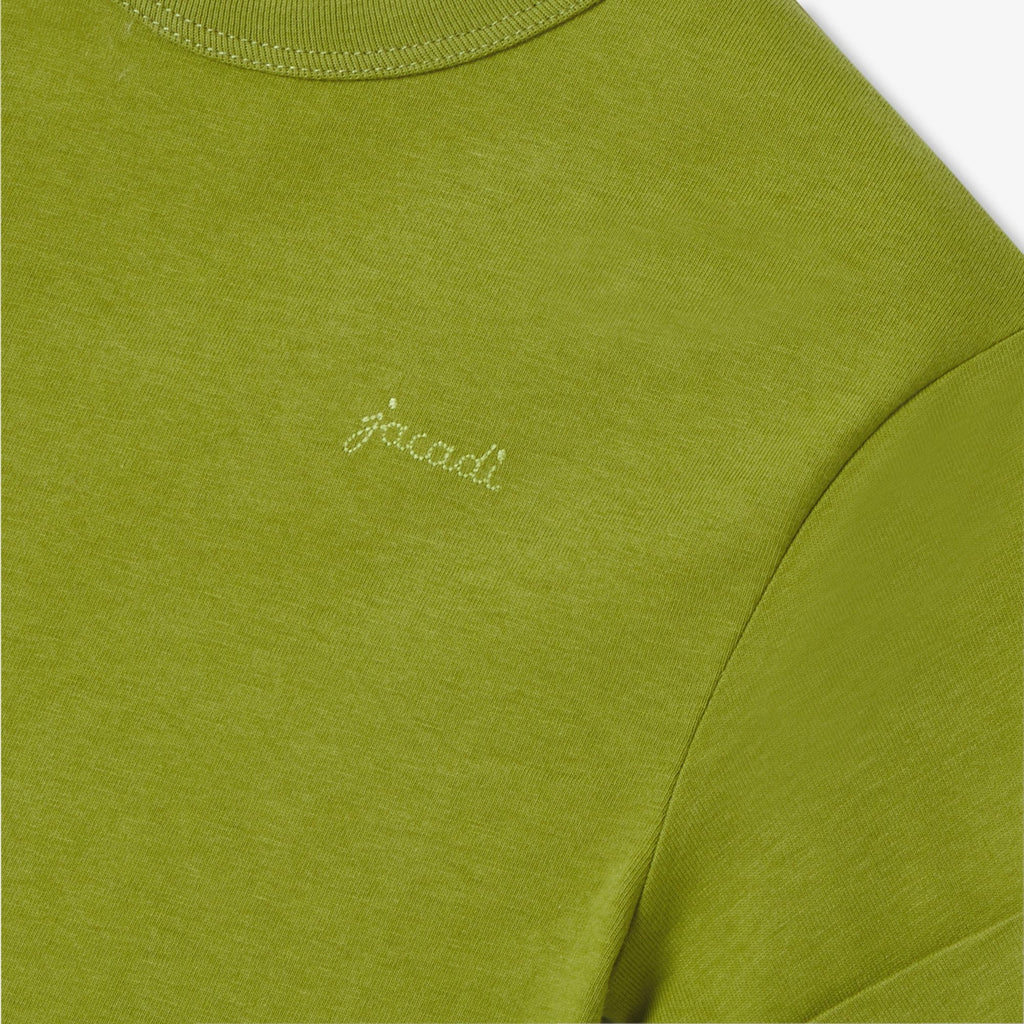 Girl boxy T-shirt - Meadow Green