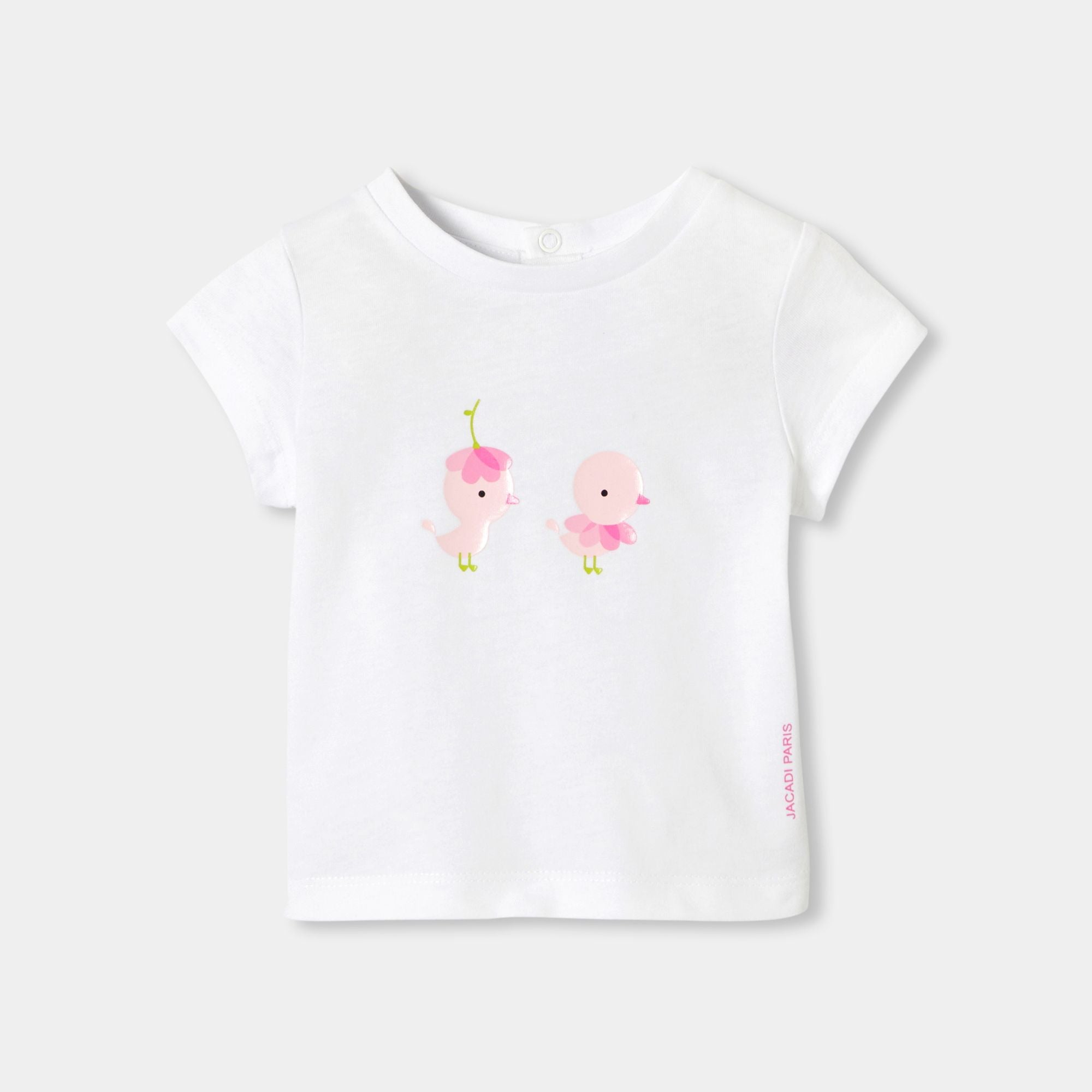 T-shirt Short-sleeved Baby Girl - Jacadi White