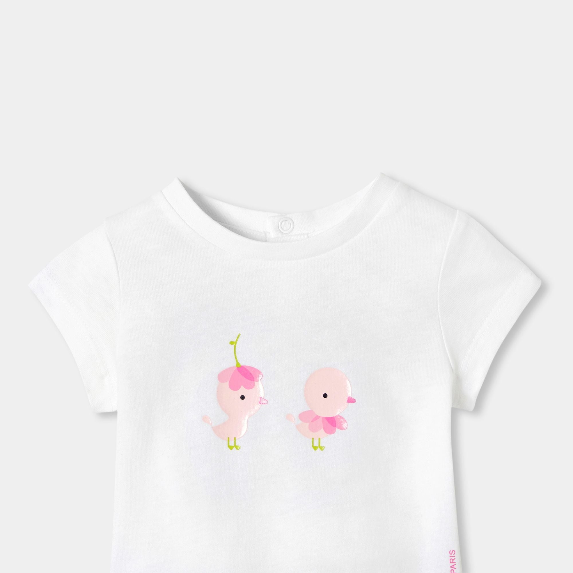 T-shirt Short-sleeved Baby Girl - Jacadi White