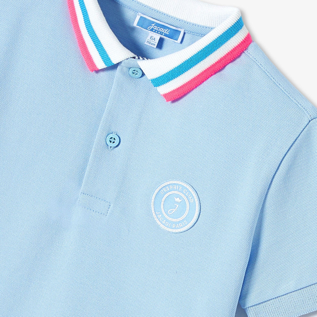 Boy mini piqué cotton polo shirt shirt