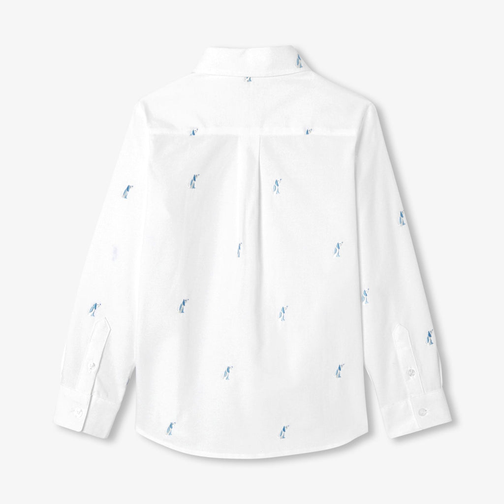 Boy printed Oxford shirt