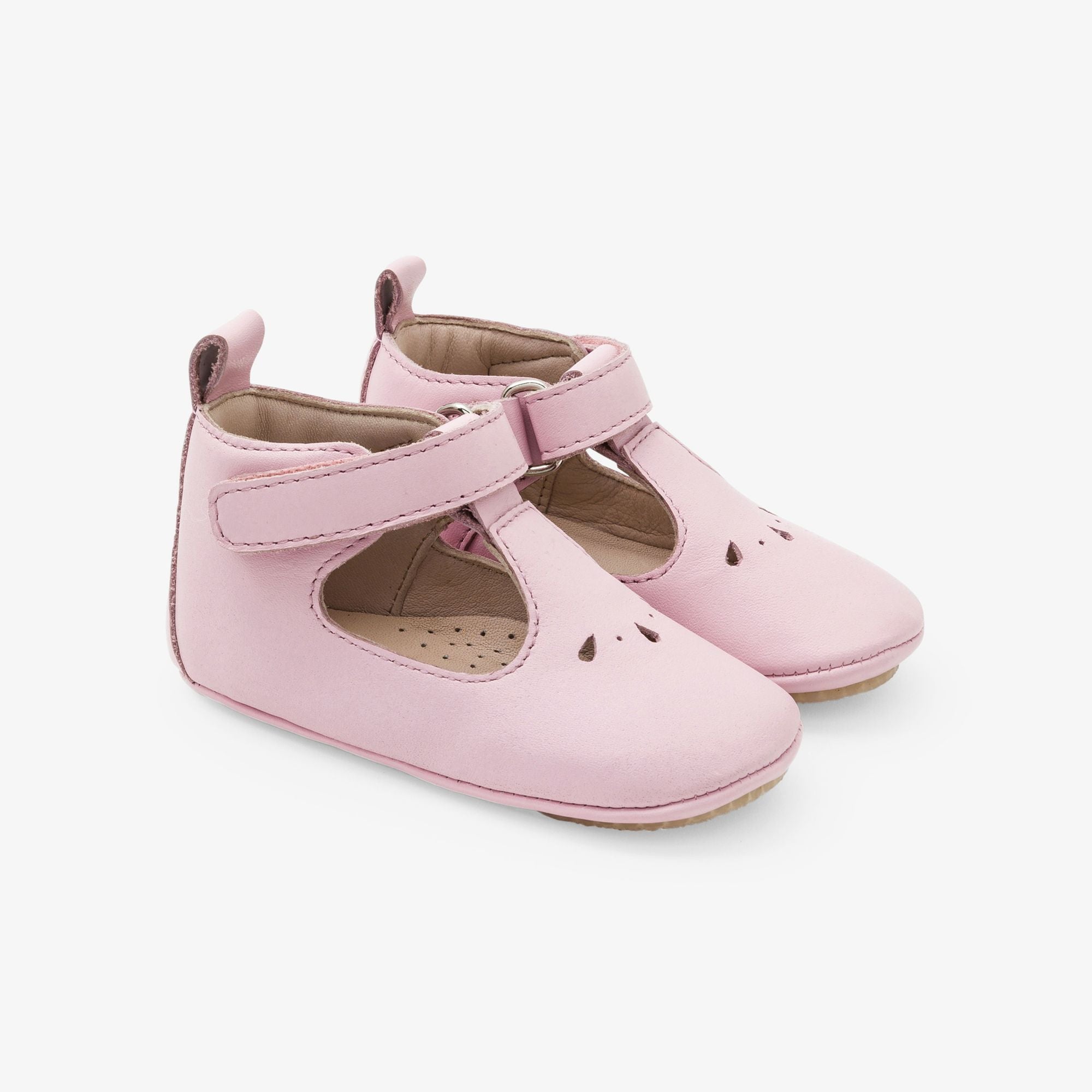 Baby Shoes Morbide With Cinturino a T Baby Girl - Pink
