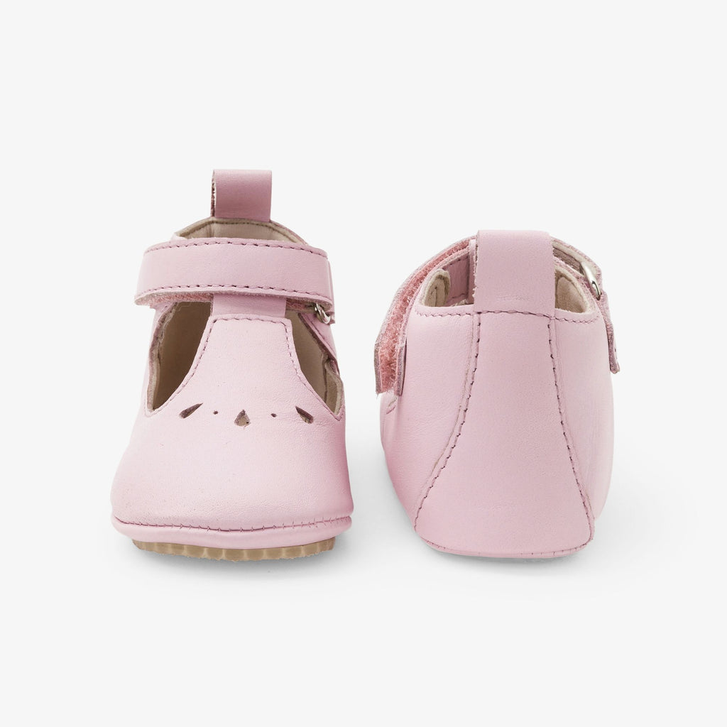 Baby Shoes Morbide With Cinturino a T Baby Girl - Pink