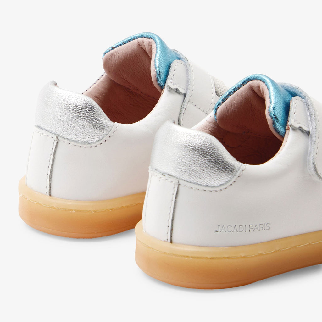 Sneakers Baby Girl in Leather - Bianco Jacadi