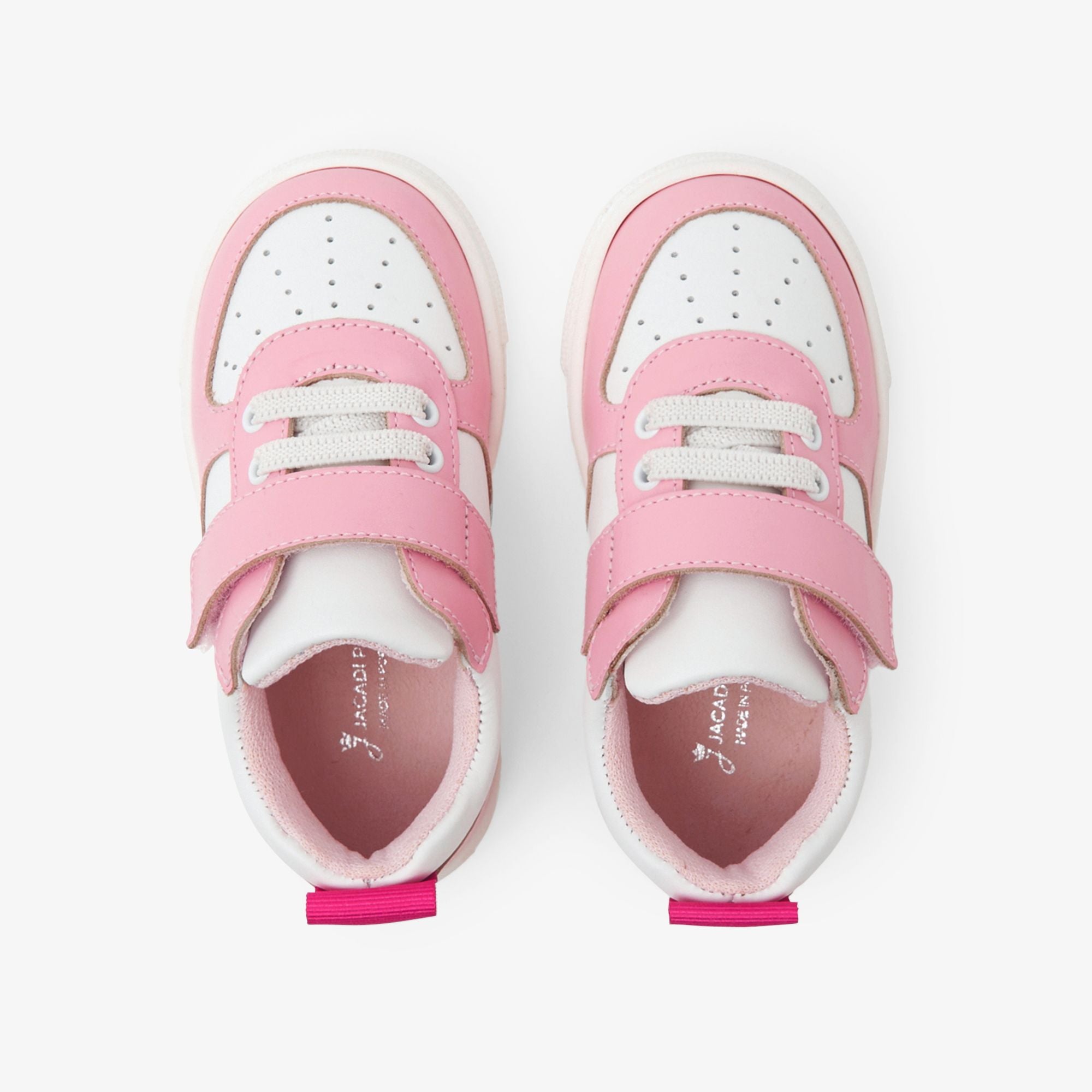 Sneakers Baby Girl in Leather - Pink