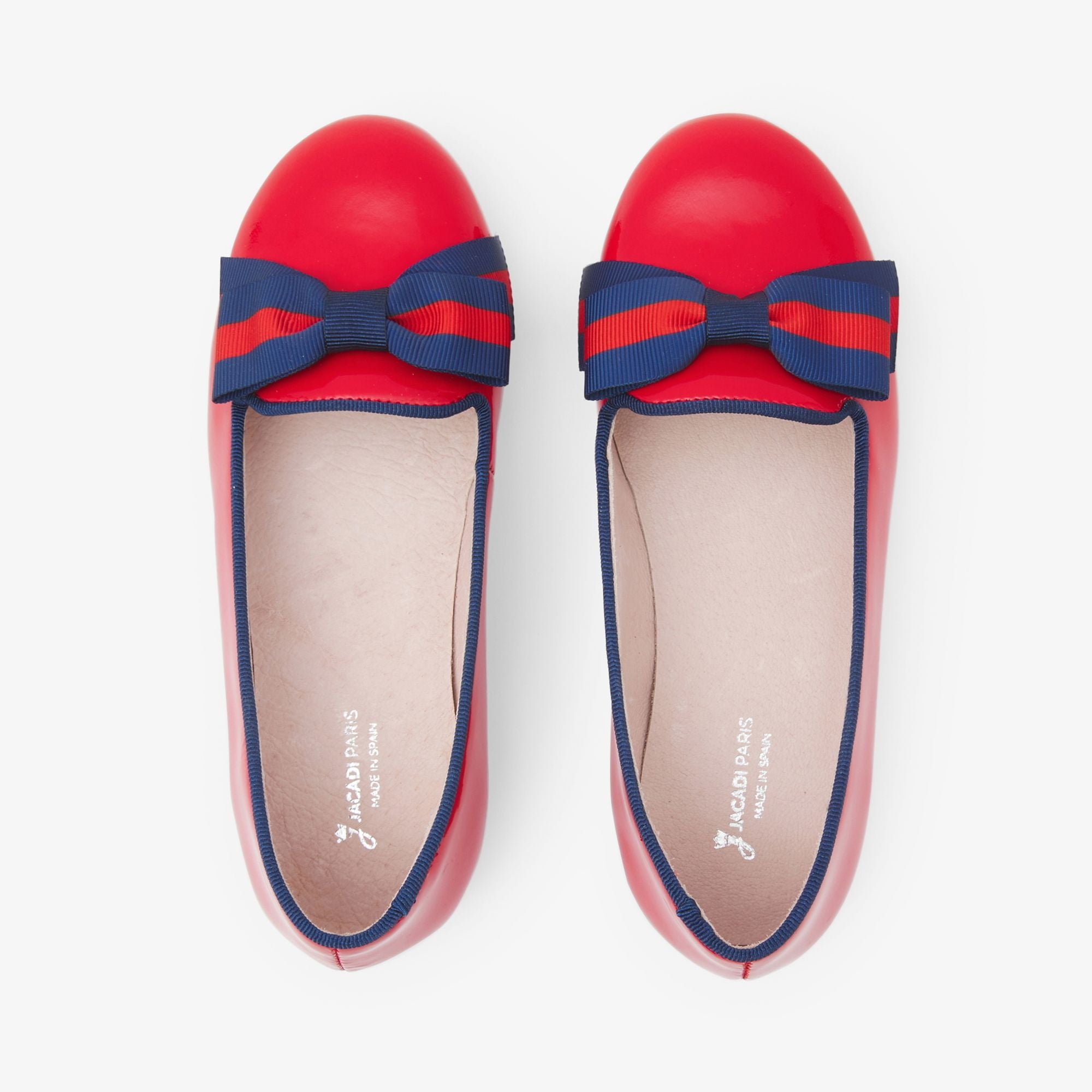 Ballerina Flats Baby Girl in Patent Leather - Rosso Jacadi