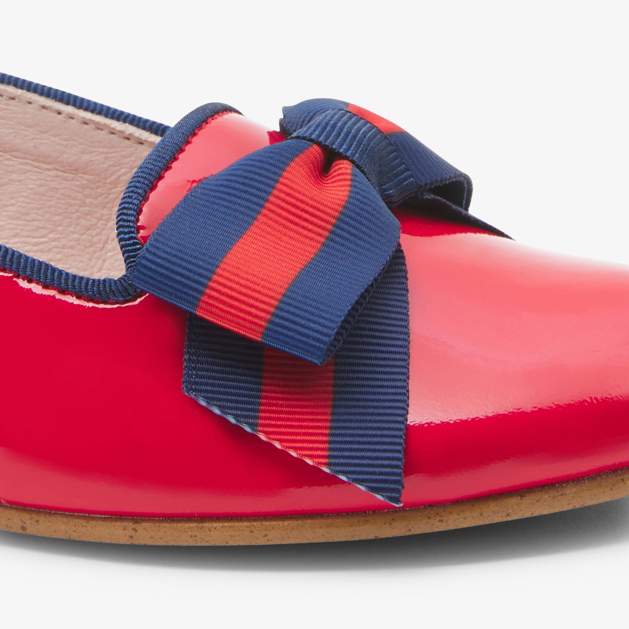 Ballerina Flats Baby Girl in Patent Leather - Rosso Jacadi
