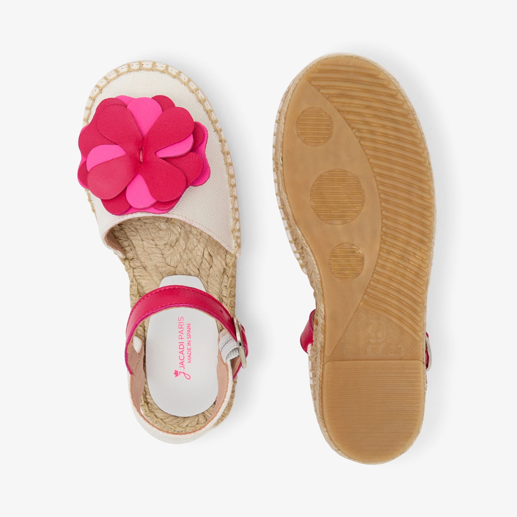Espadrillas Girl - White/Pink