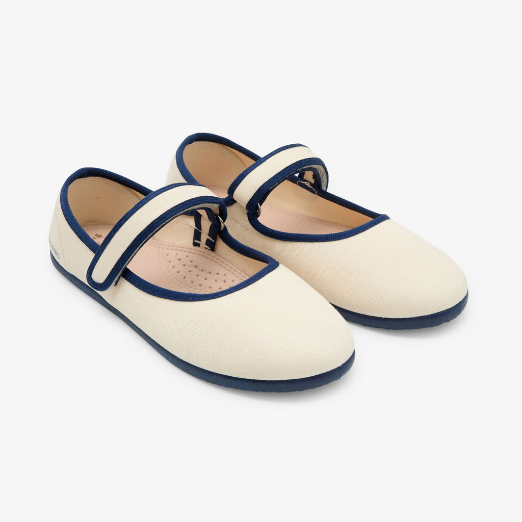 Baby girl ballet flats - Ivory