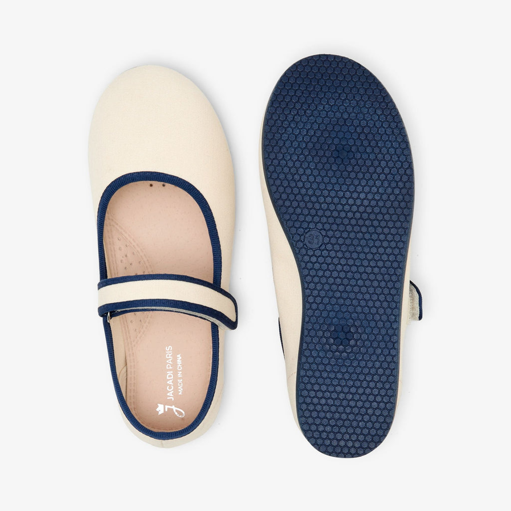 Baby girl ballet flats - Ivory