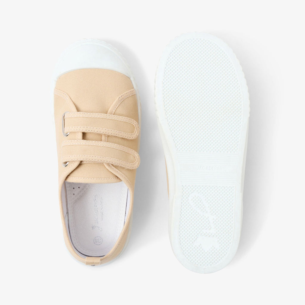 Boy canvas trainers - Sand