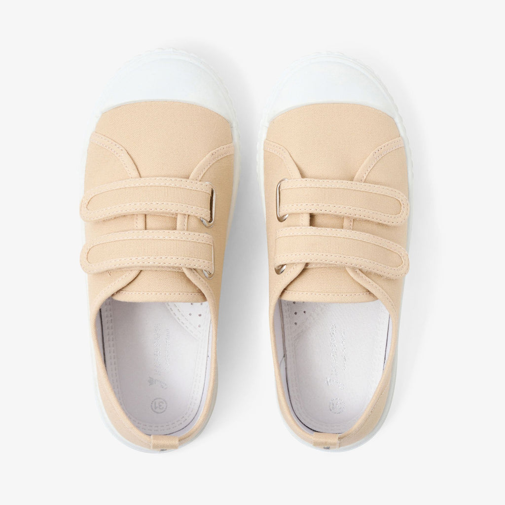 Boy canvas trainers - Sand