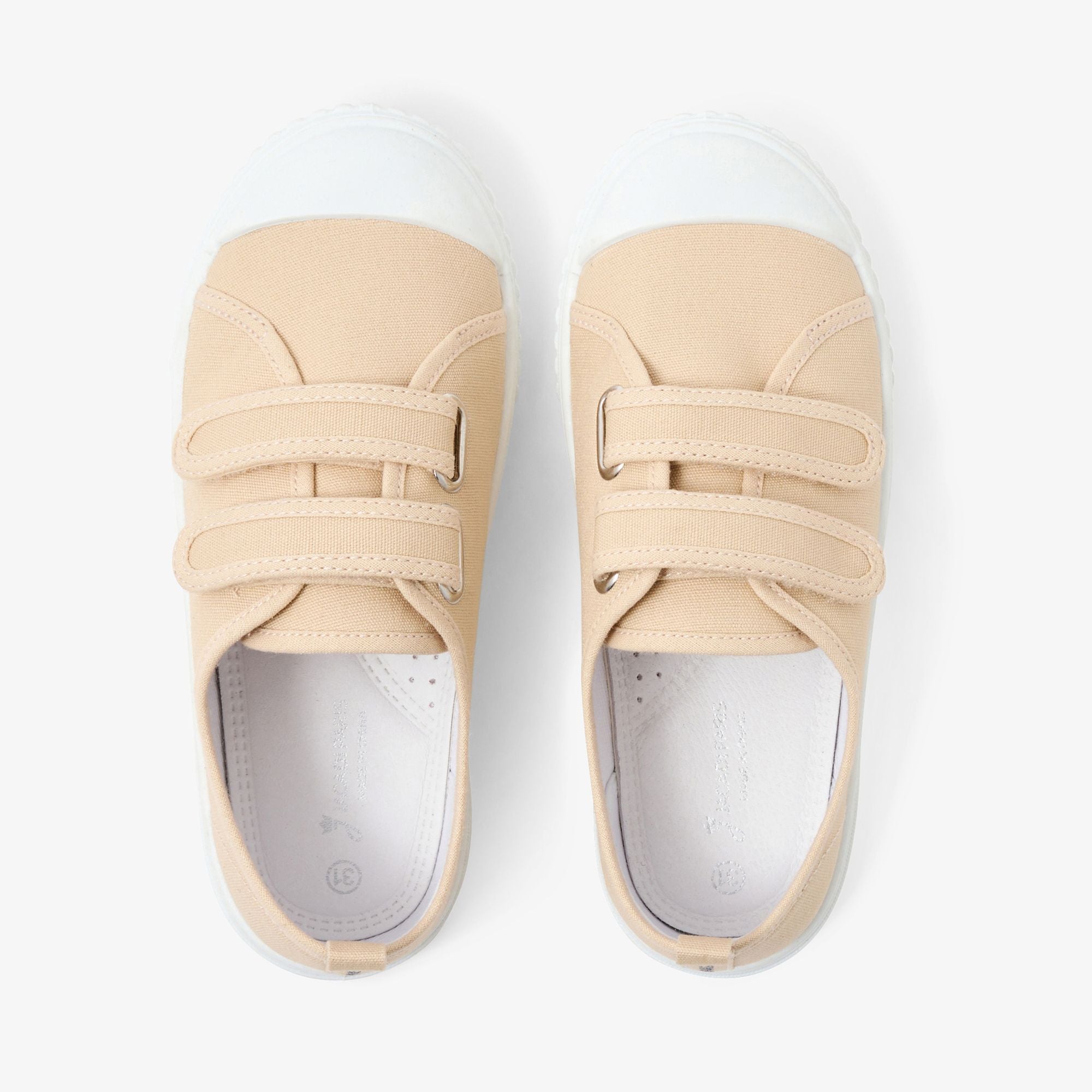 Boy canvas trainers - Sand