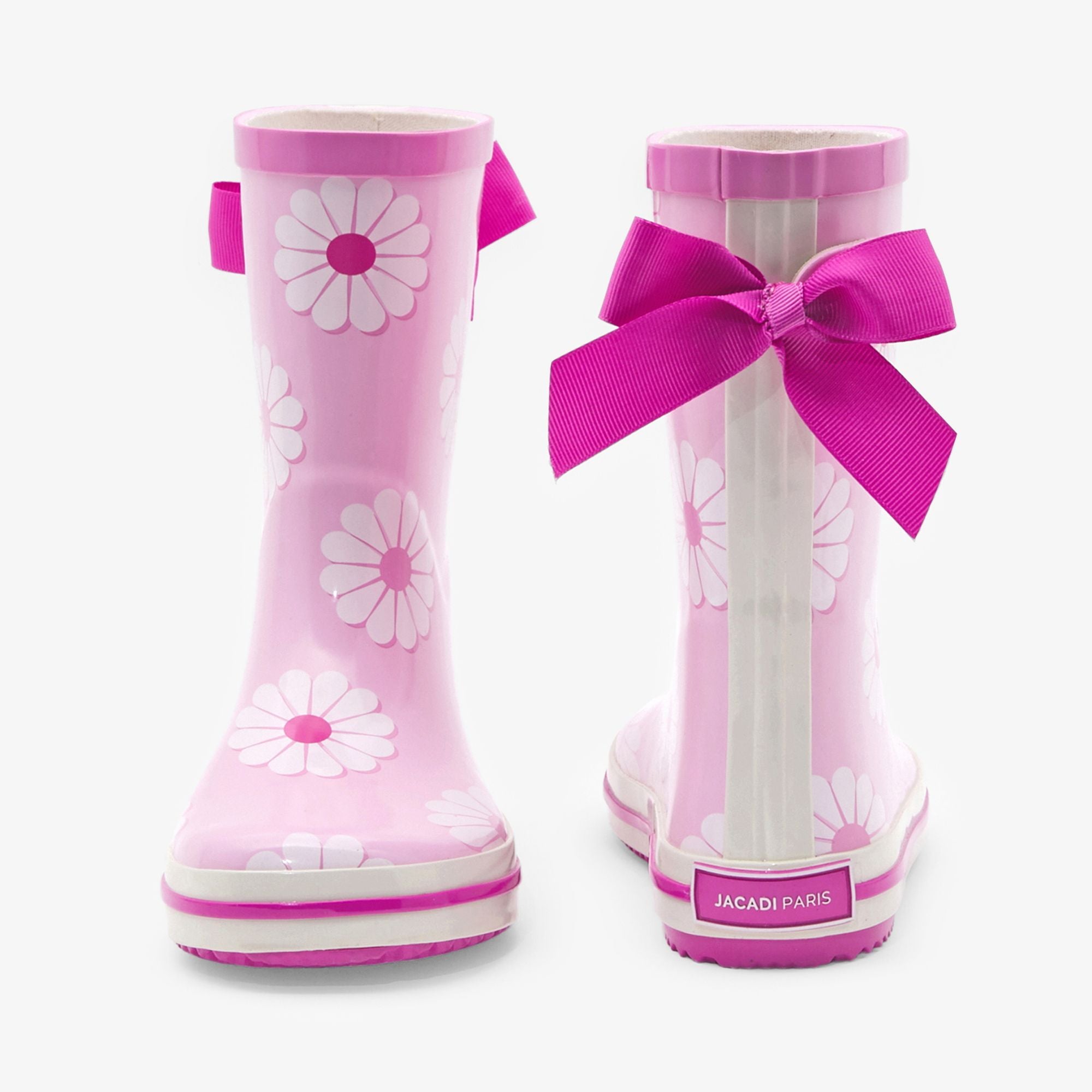 Girl rain boots - White/Pink