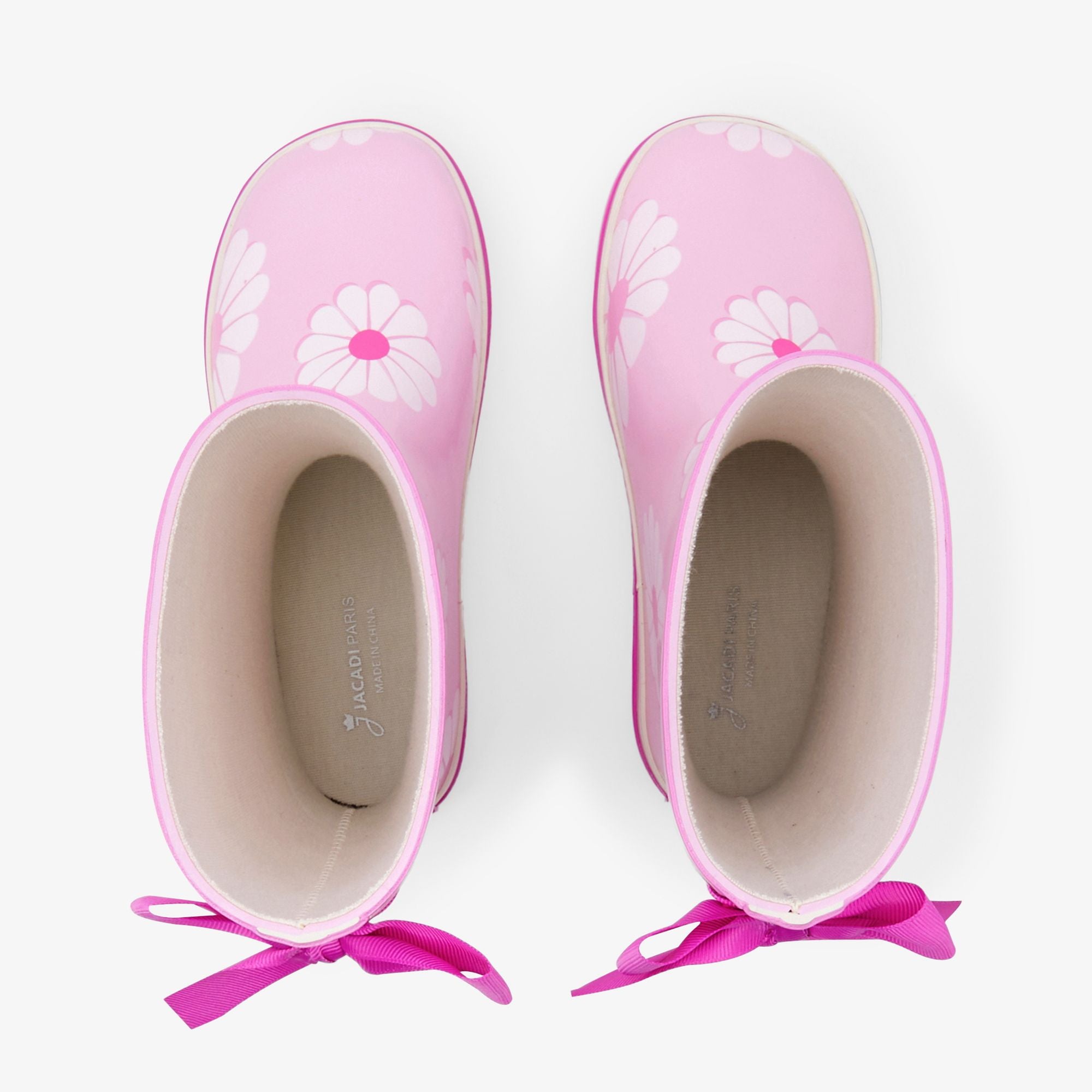 Girl rain boots - White/Pink