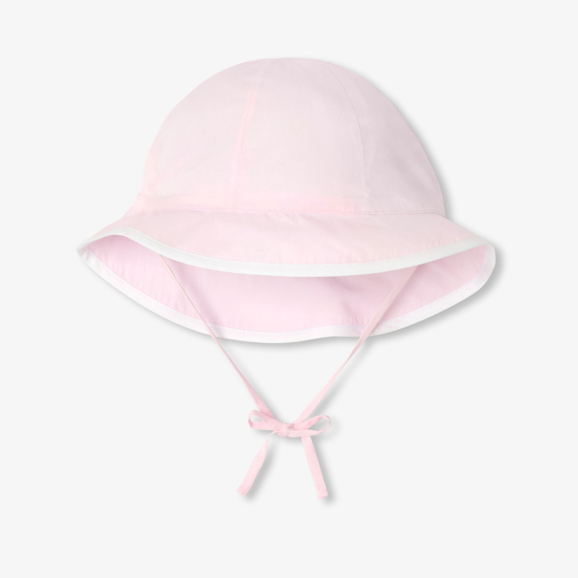 Hat in Cotton Baby Girl - Pink/White